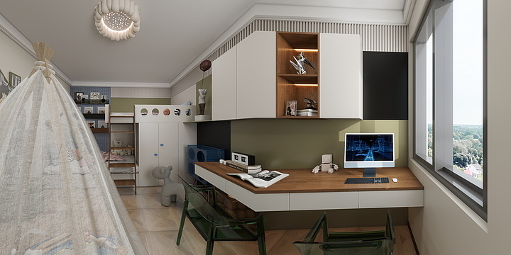 格子RyRl-儿童房-装修设计方案