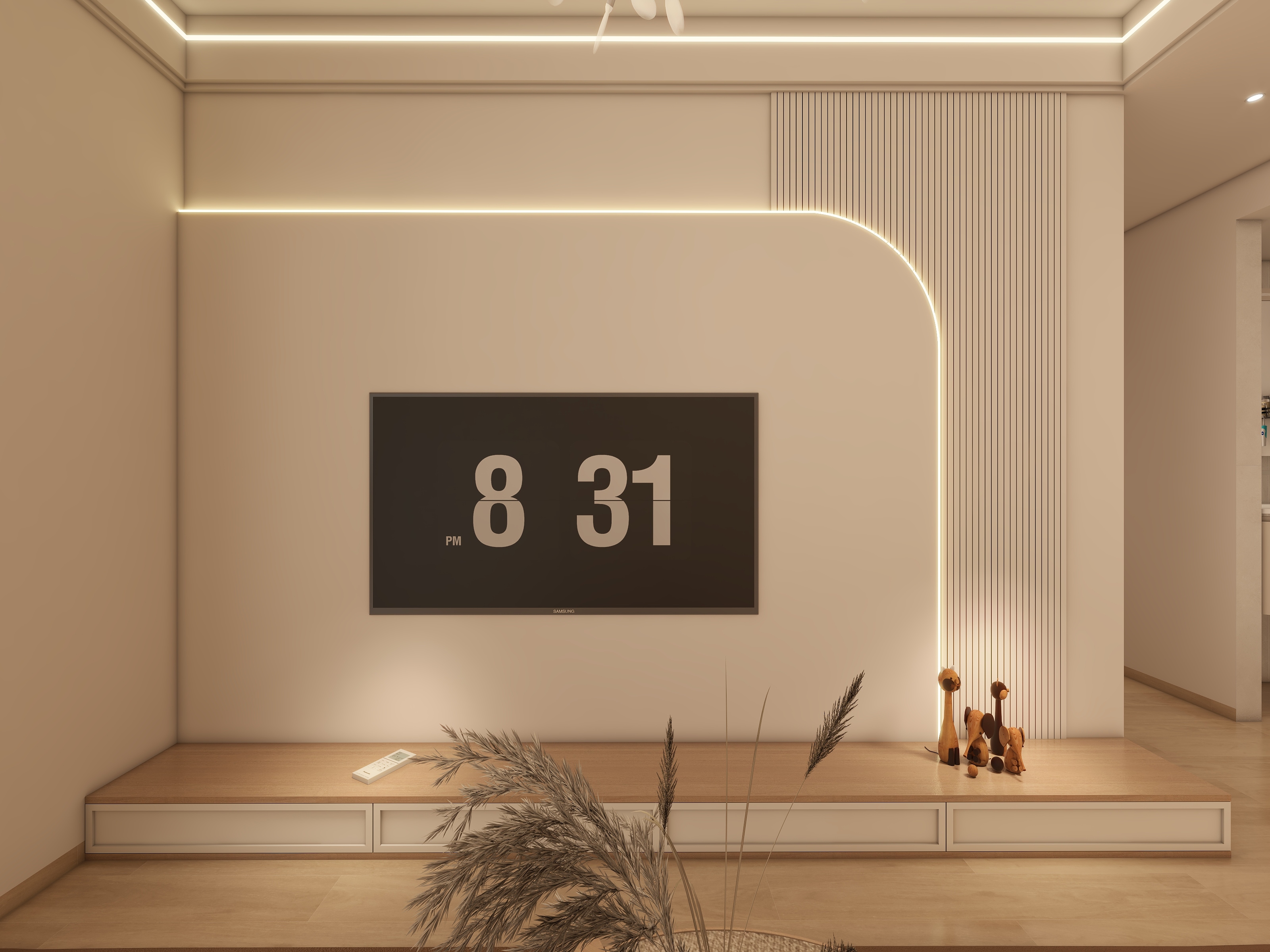 Mr-潘设计-原木奶油-地委大院装修效果图