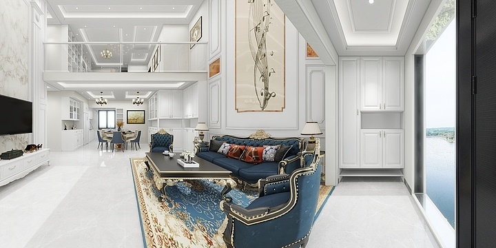 悦风装饰设计师聪-蓝天御府  简美-装修设计方案