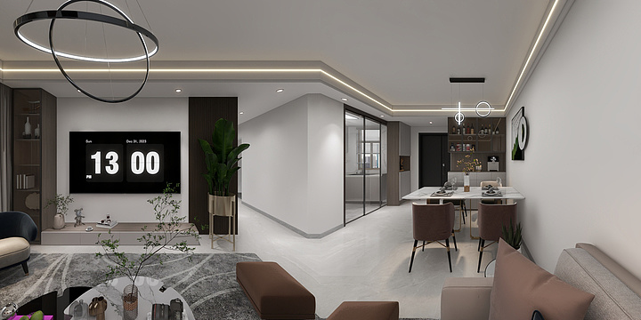 俊子龙-未来城120-装修设计方案