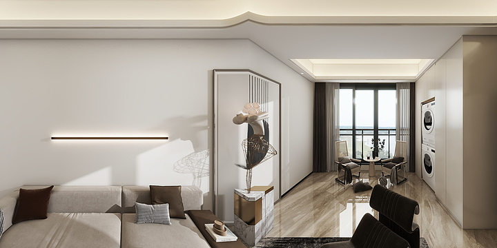 威悦名苑2栋1梯1502效果图-装修设计方案