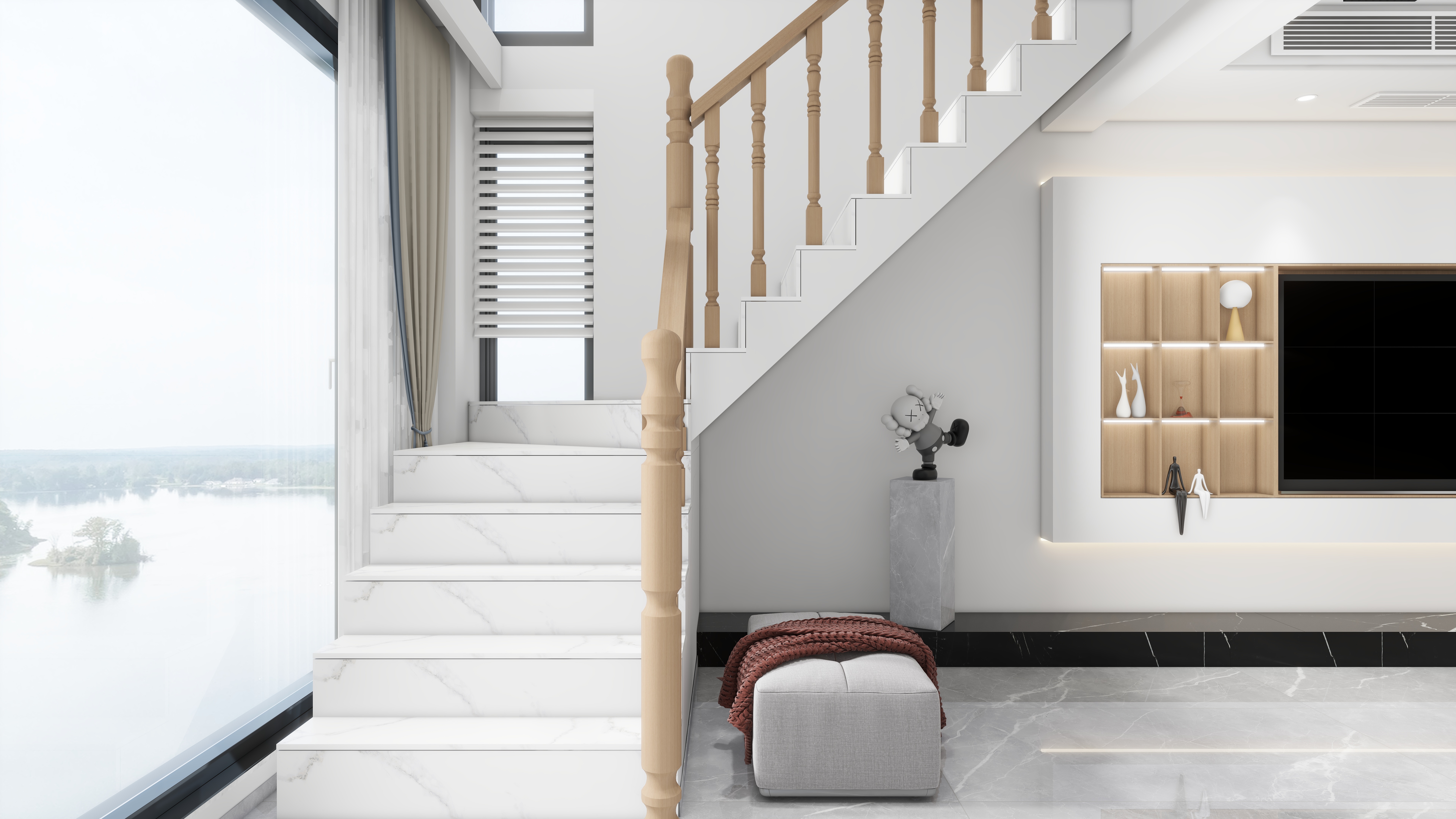 设计张淼冰-172㎡复式   5室2厅2卫1厨3阳台 鸿天 御景东方5栋1单元901 -装修设计方案