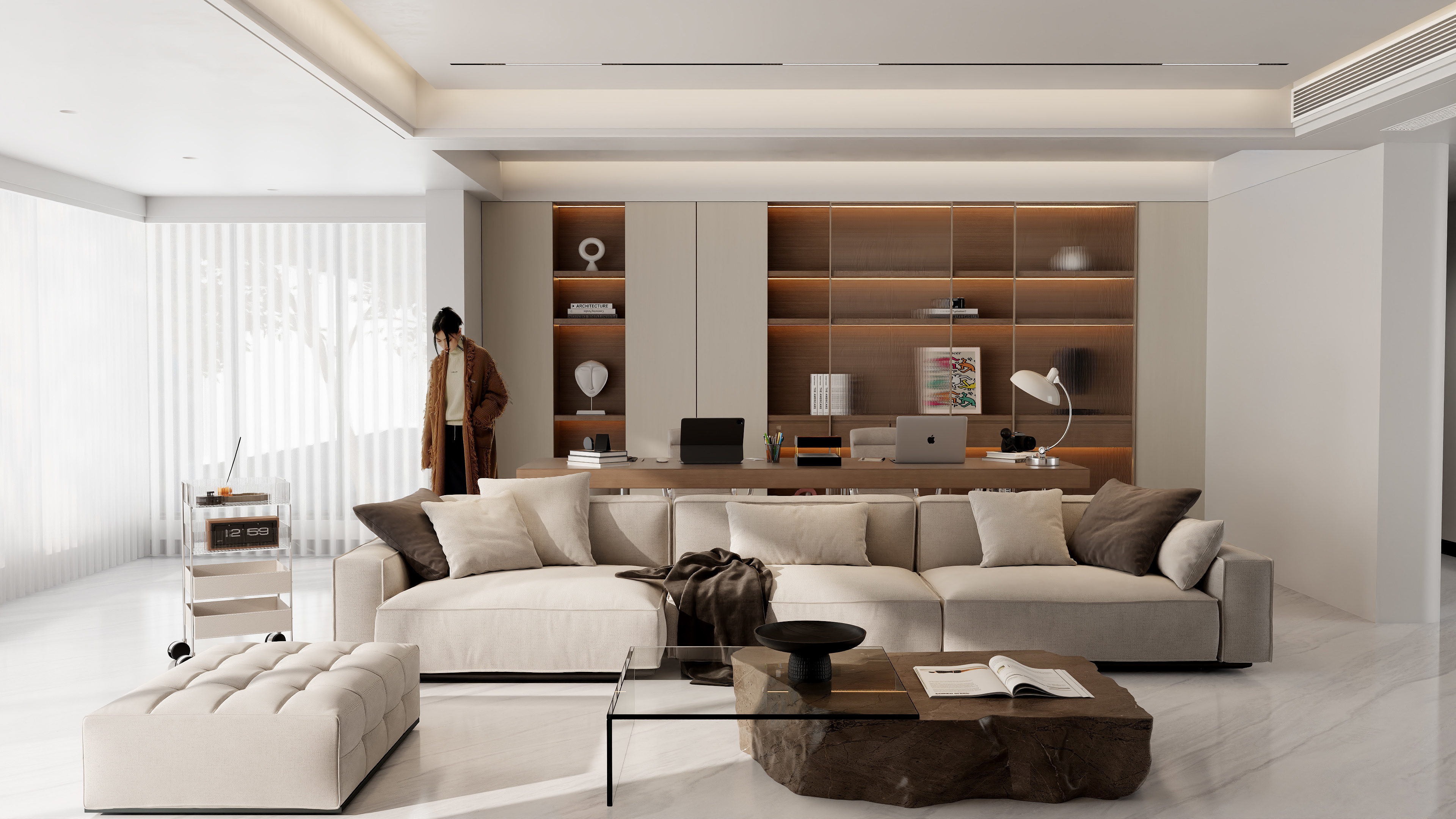 彭文廉-龙湖山庄-云雾白-装修设计方案