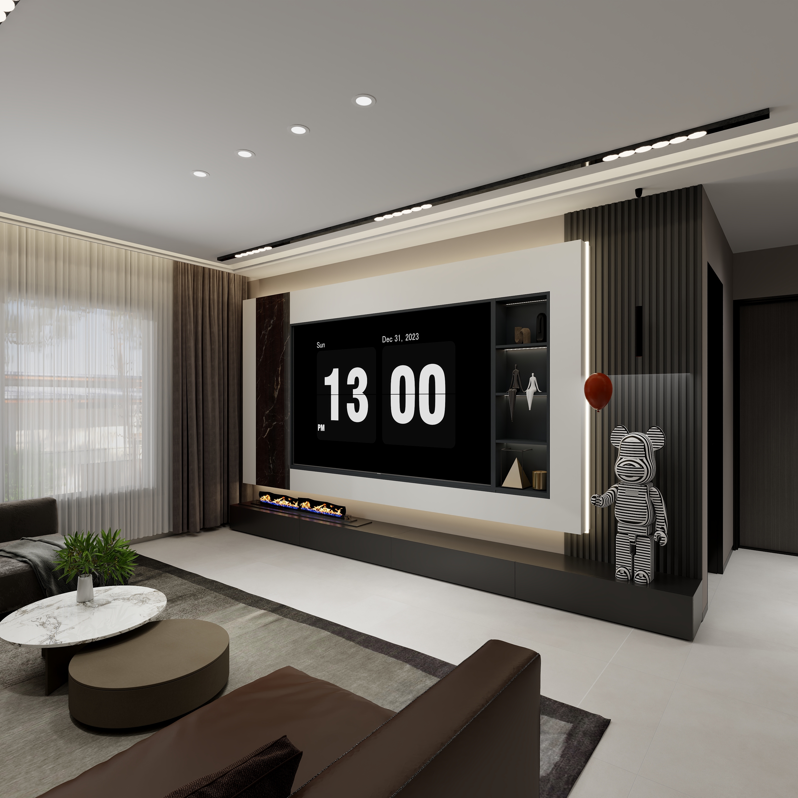 锕娜-107㎡4室-装修设计方案