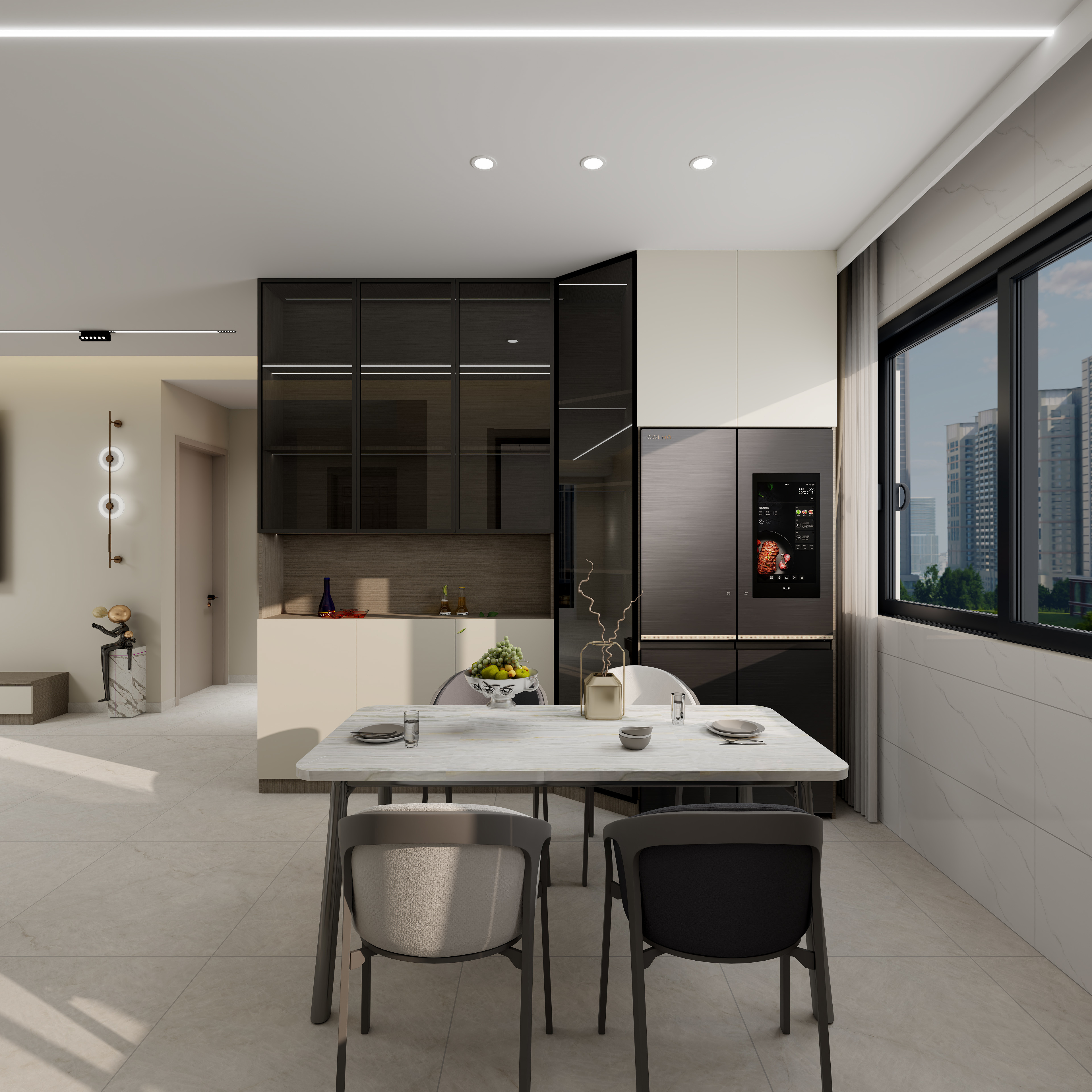 临泉正楷设计-110㎡3室装修效果图