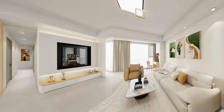 付景成-1栋2栋户型-左四房（无LF）-装修设计方案