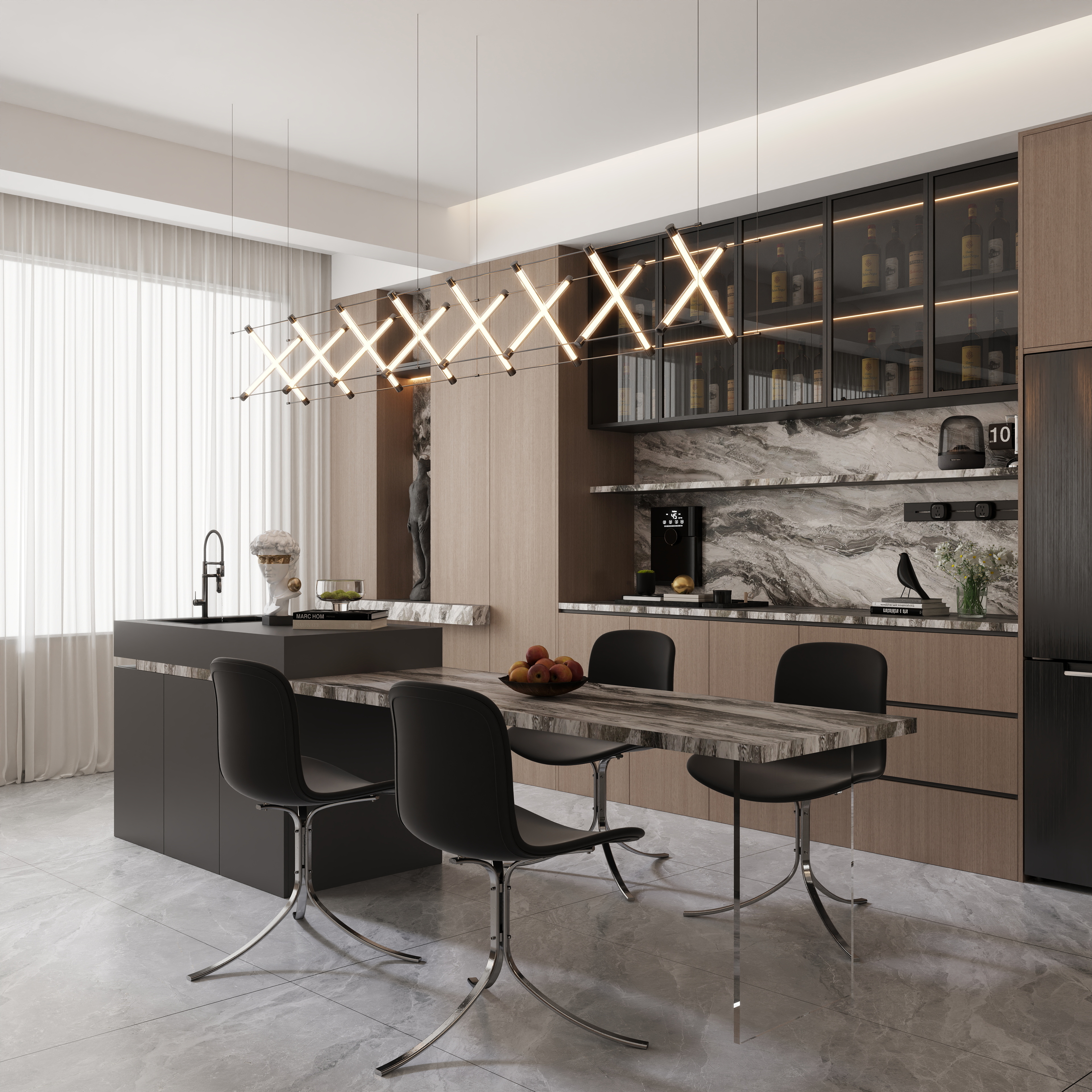 董叉叉的设计-现代意式2024-03-装修设计方案