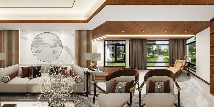 梦的绽放-中式风格-装修设计方案