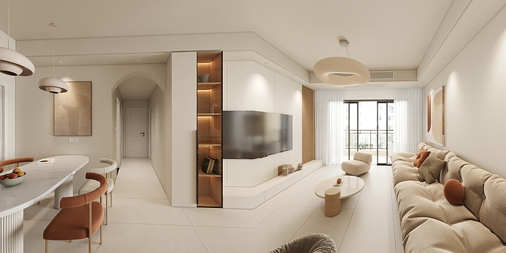 PREA|VISION-时代可园4期7-2-1701酷家乐-装修设计方案