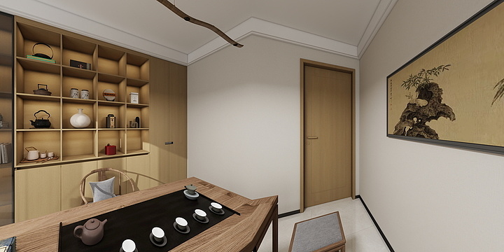 山西盂县10298-天峰北府一层-装修设计方案