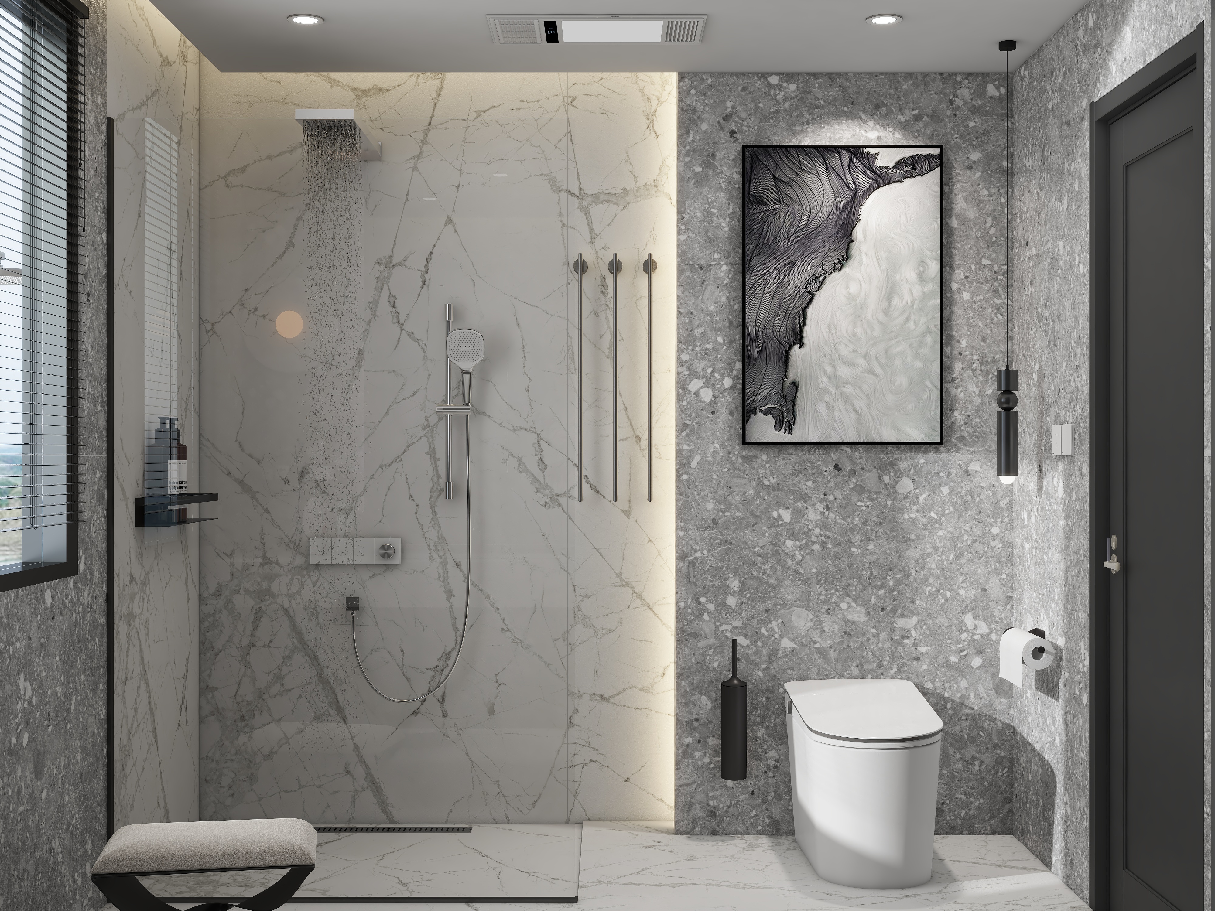 LJXBmC-现代轻奢风卫生间-装修设计方案