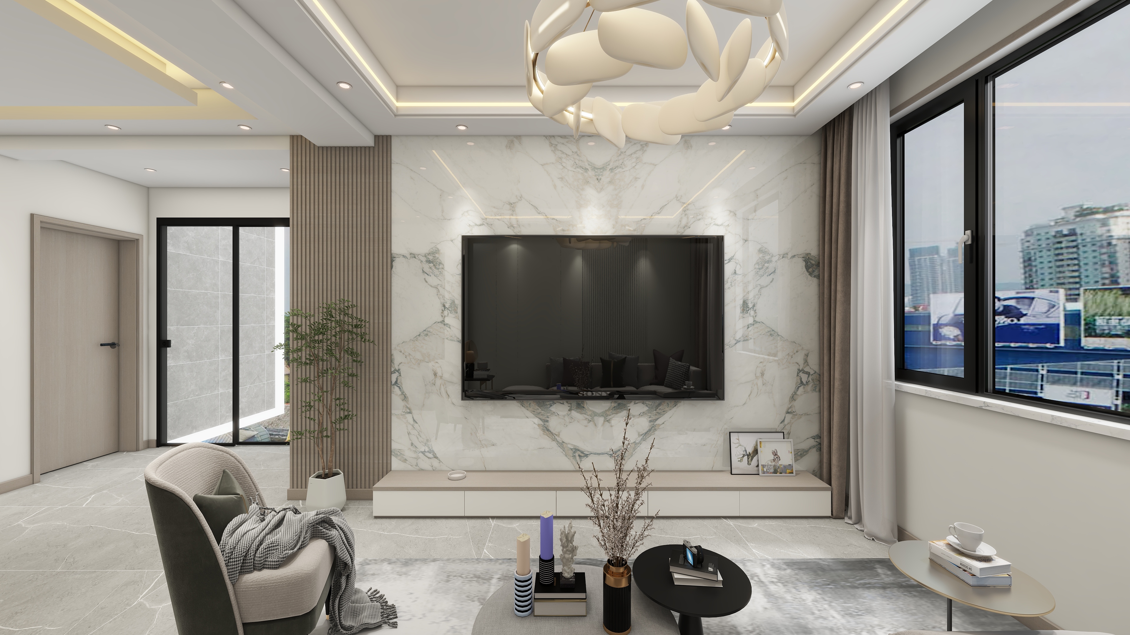 环宇0315-御水康城54㎡1室装修效果图