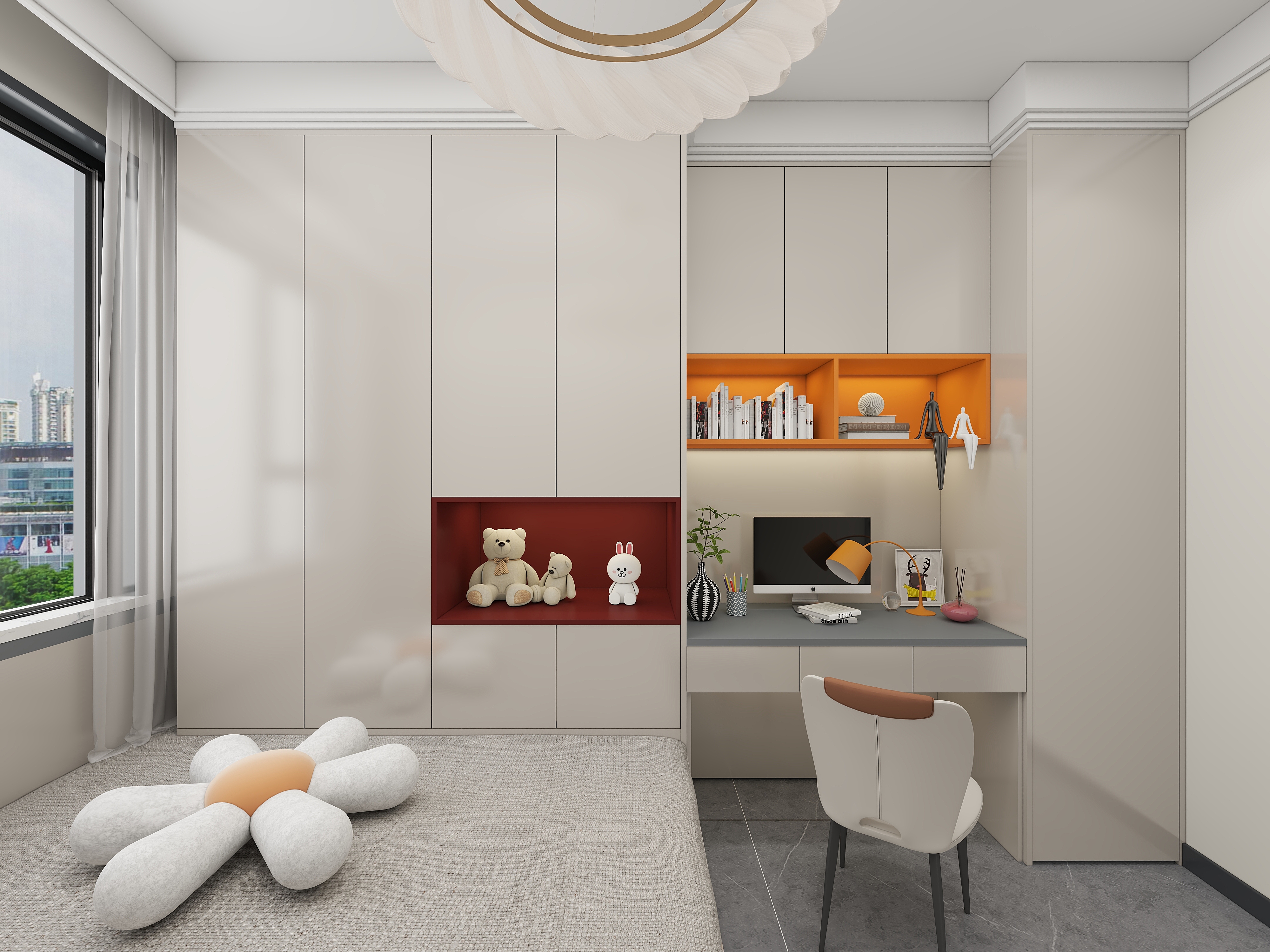 环宇0315-101㎡3室装修效果图