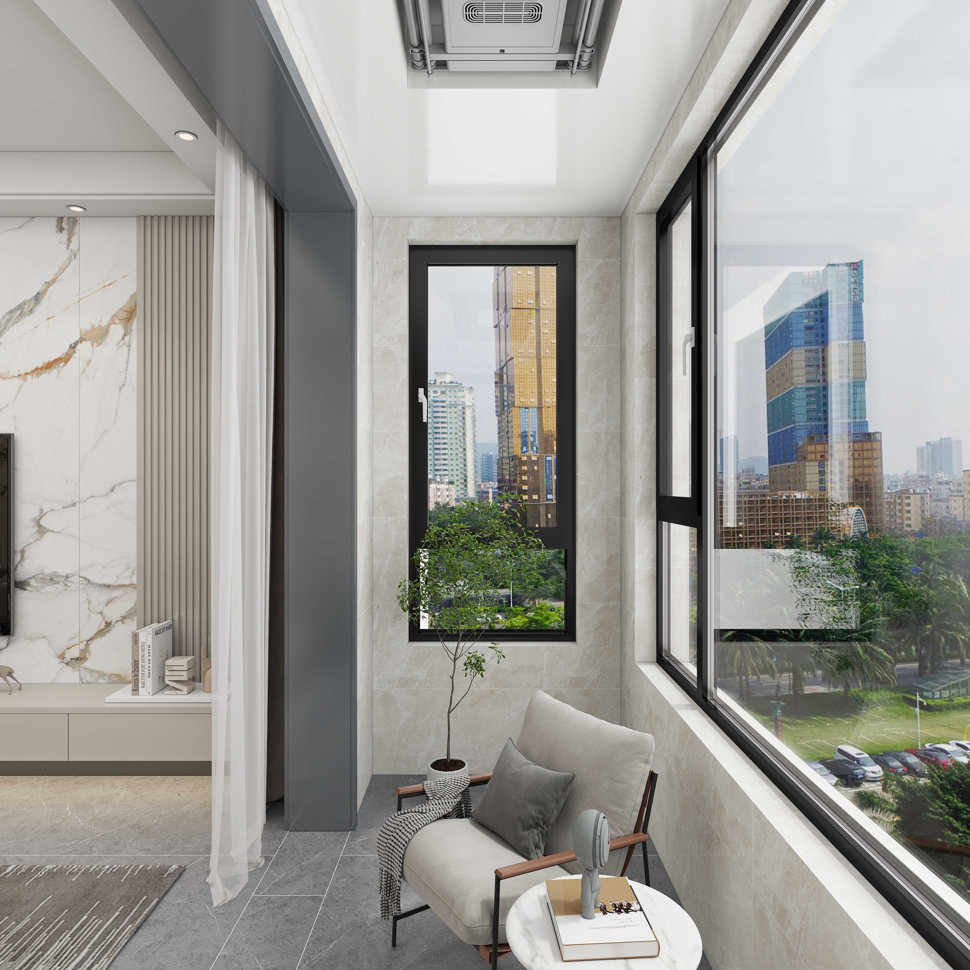 环宇0315-101㎡3室装修效果图