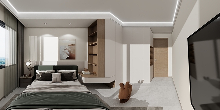 。。度锅。-白沟121㎡3室香溪美园-装修设计方案