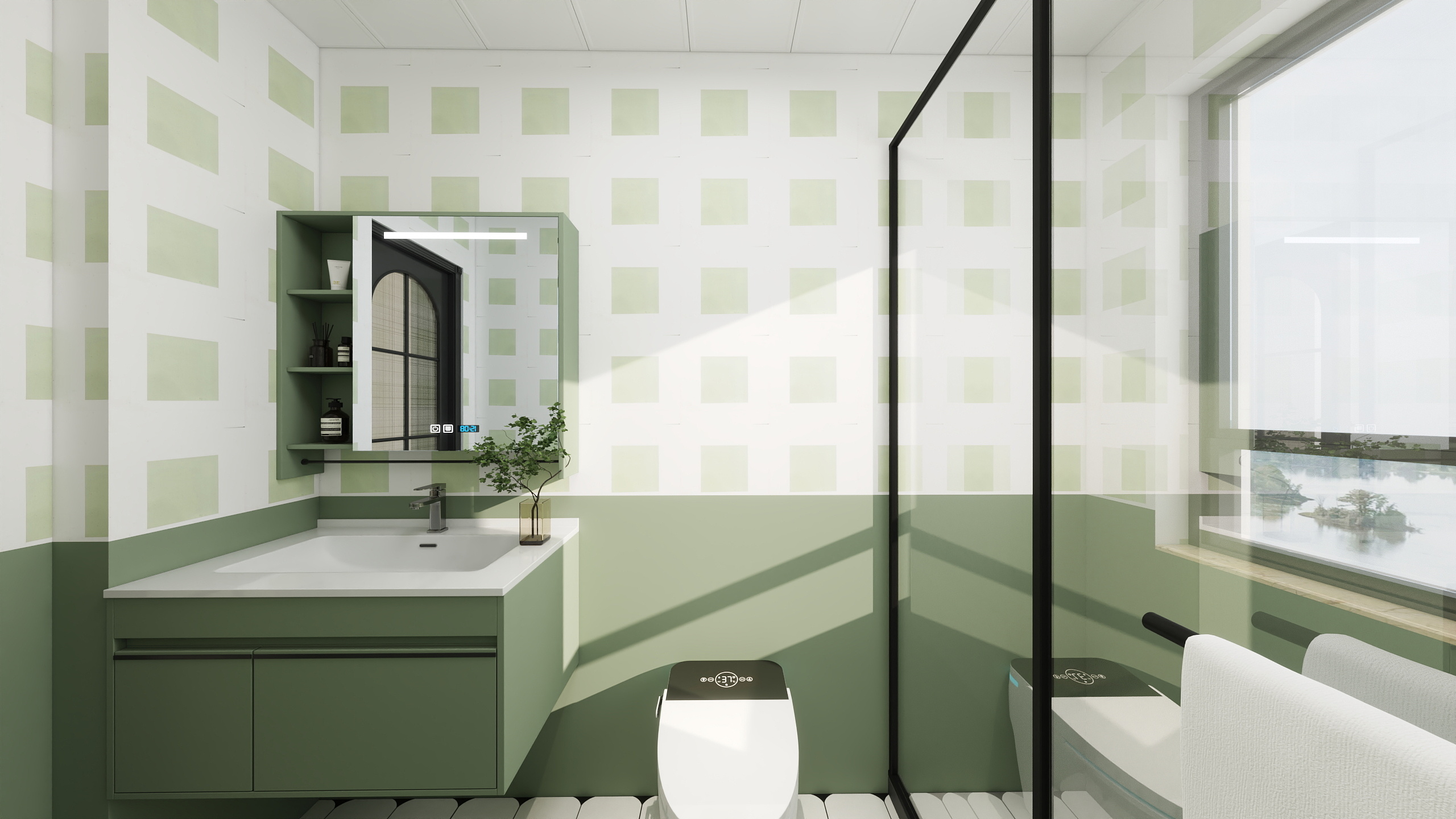 当然没。-88㎡2室装修效果图