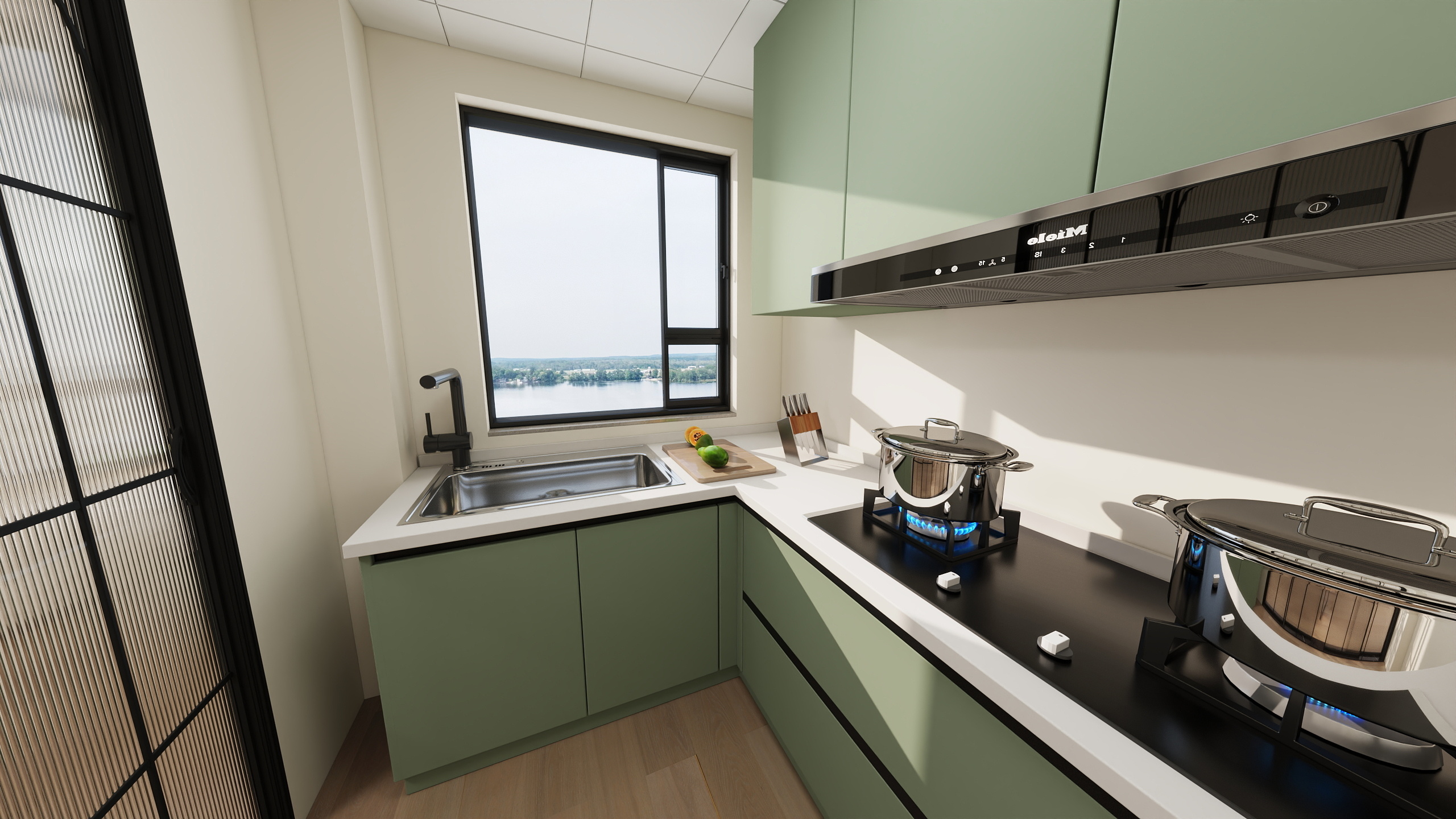 当然没。-88㎡2室装修效果图