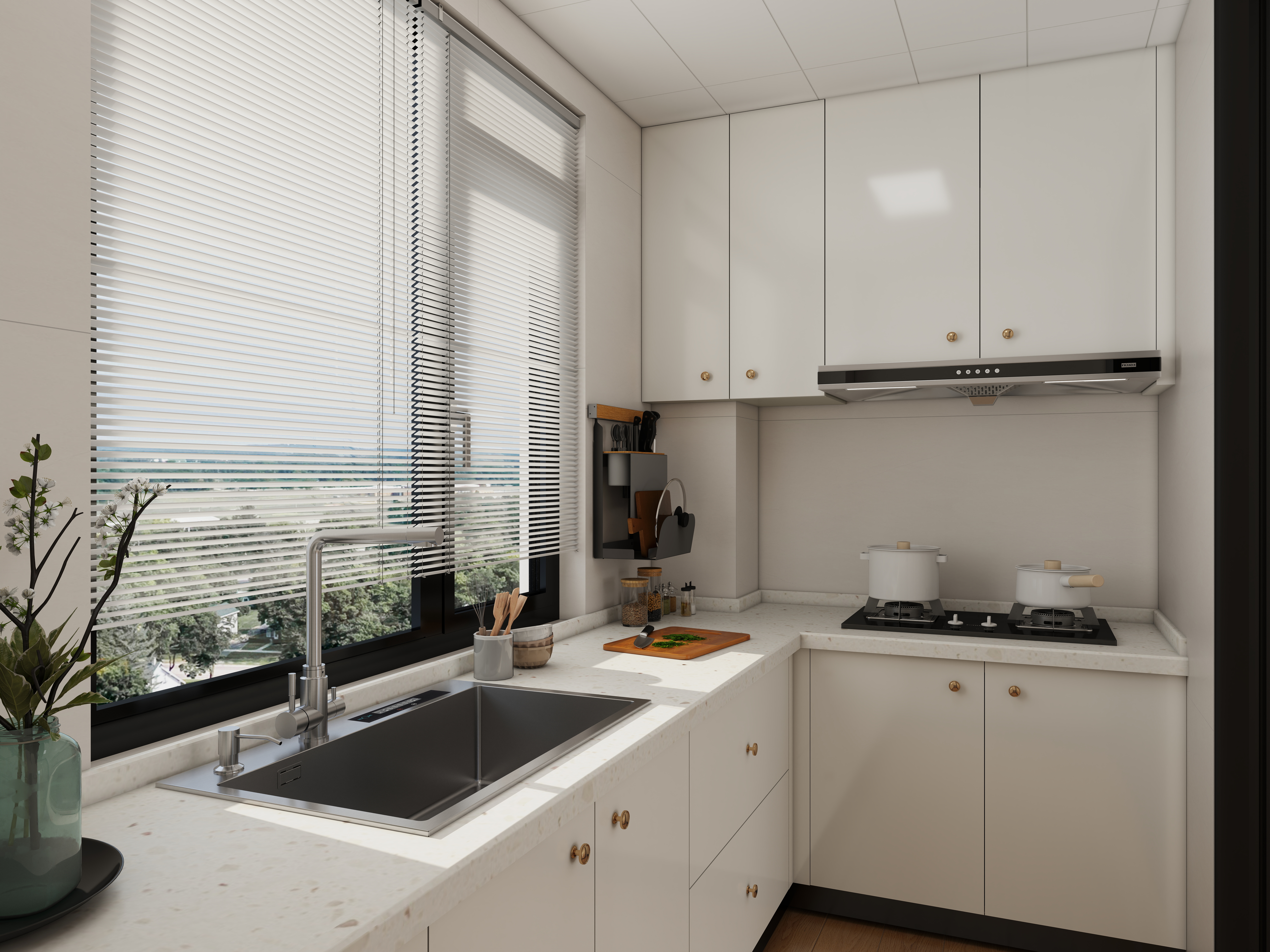 YZ1-133㎡3室装修效果图