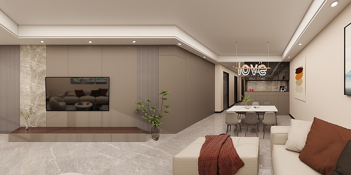 巨罗桐-锦江新城-装修设计方案