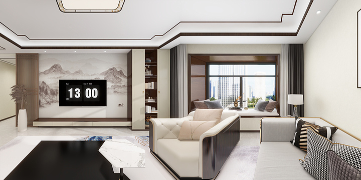 甘肃艺成装饰有限公司-惠风玺院9-702-装修设计方案