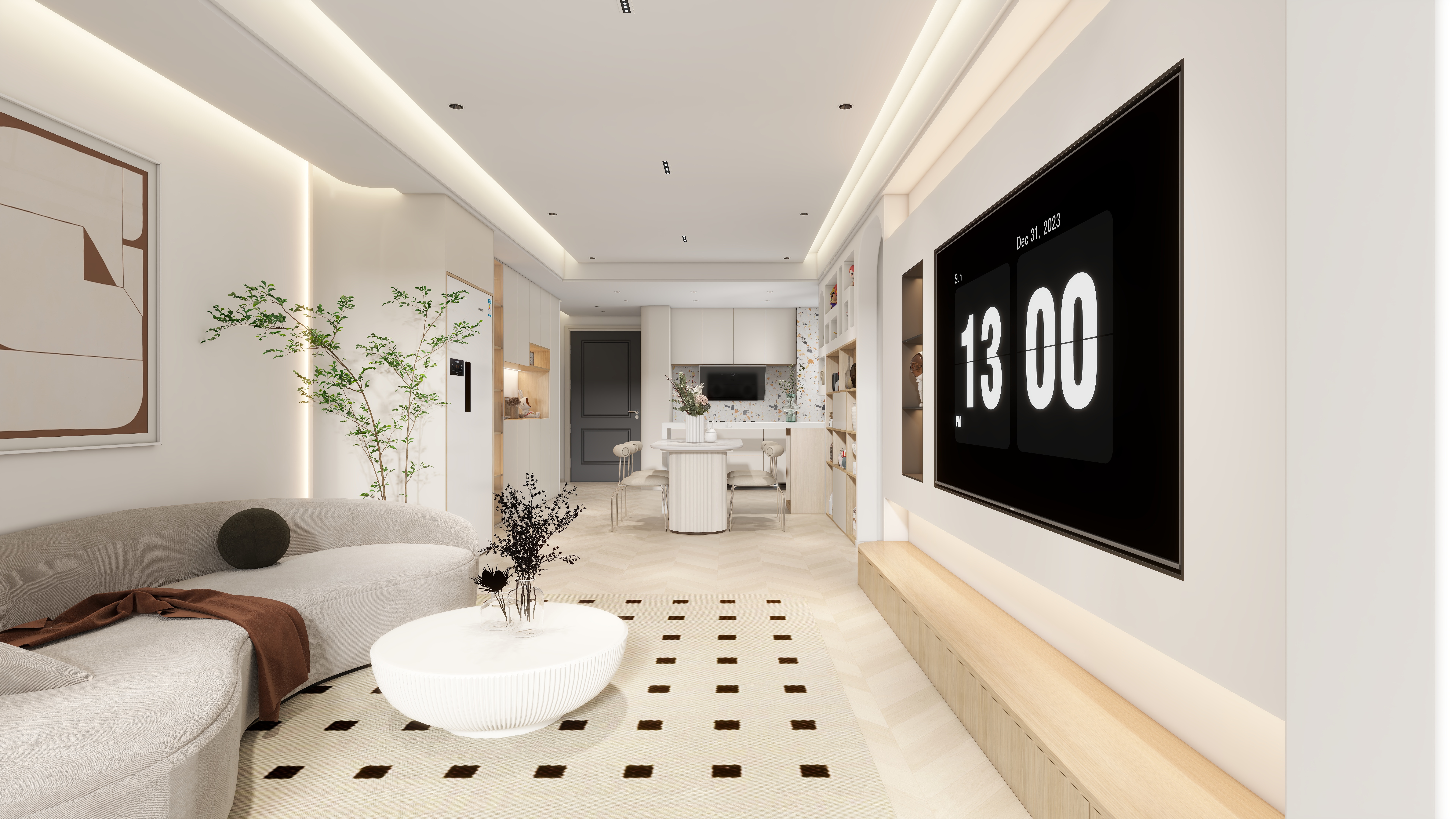 冯老师F-108㎡3室-副本-装修设计方案