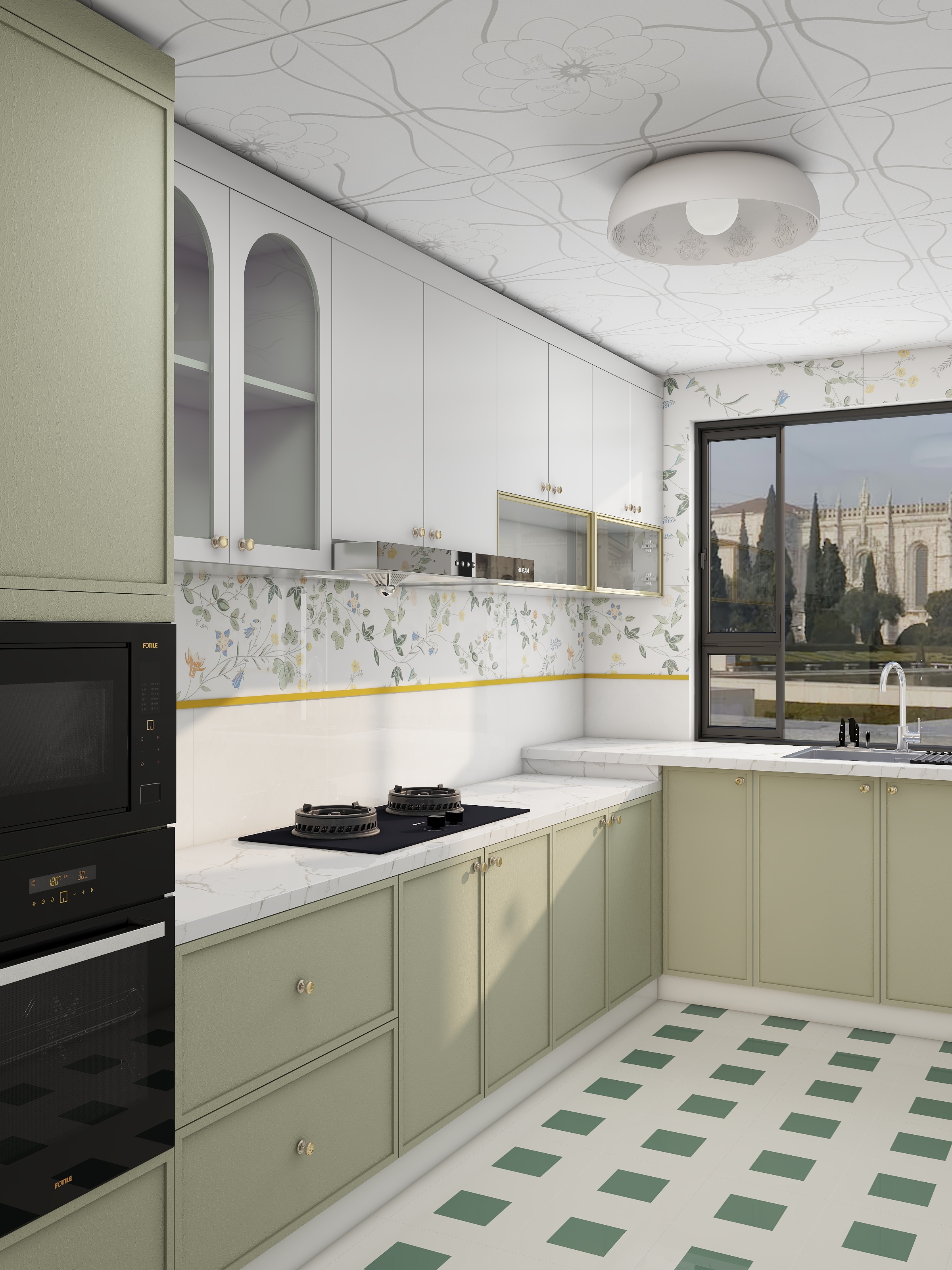 此效果图简单参考-天山牧歌128㎡4室装修效果图