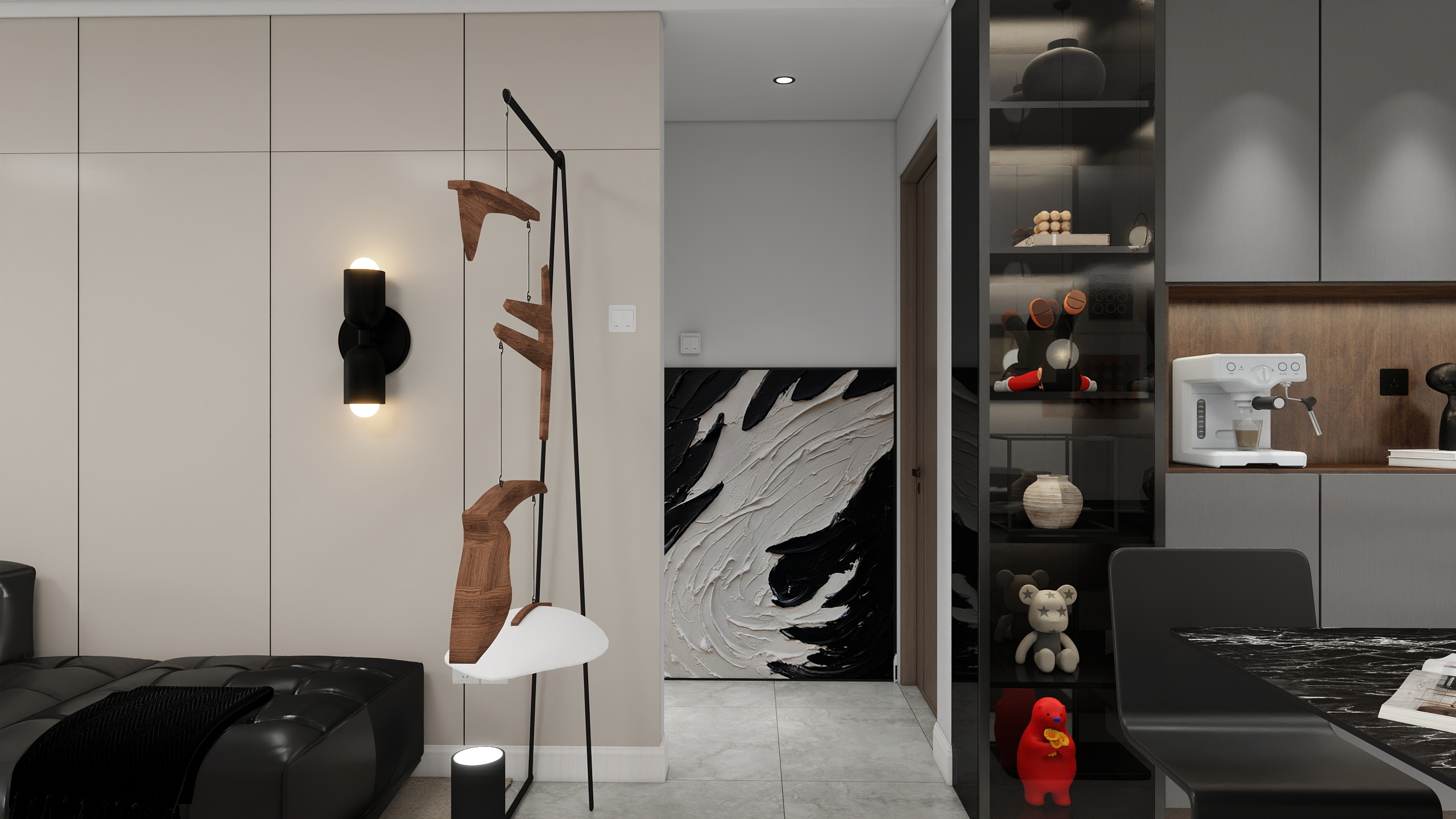 效果图只供参考实际效果以现场为准-招商境界137㎡4室-装修设计方案