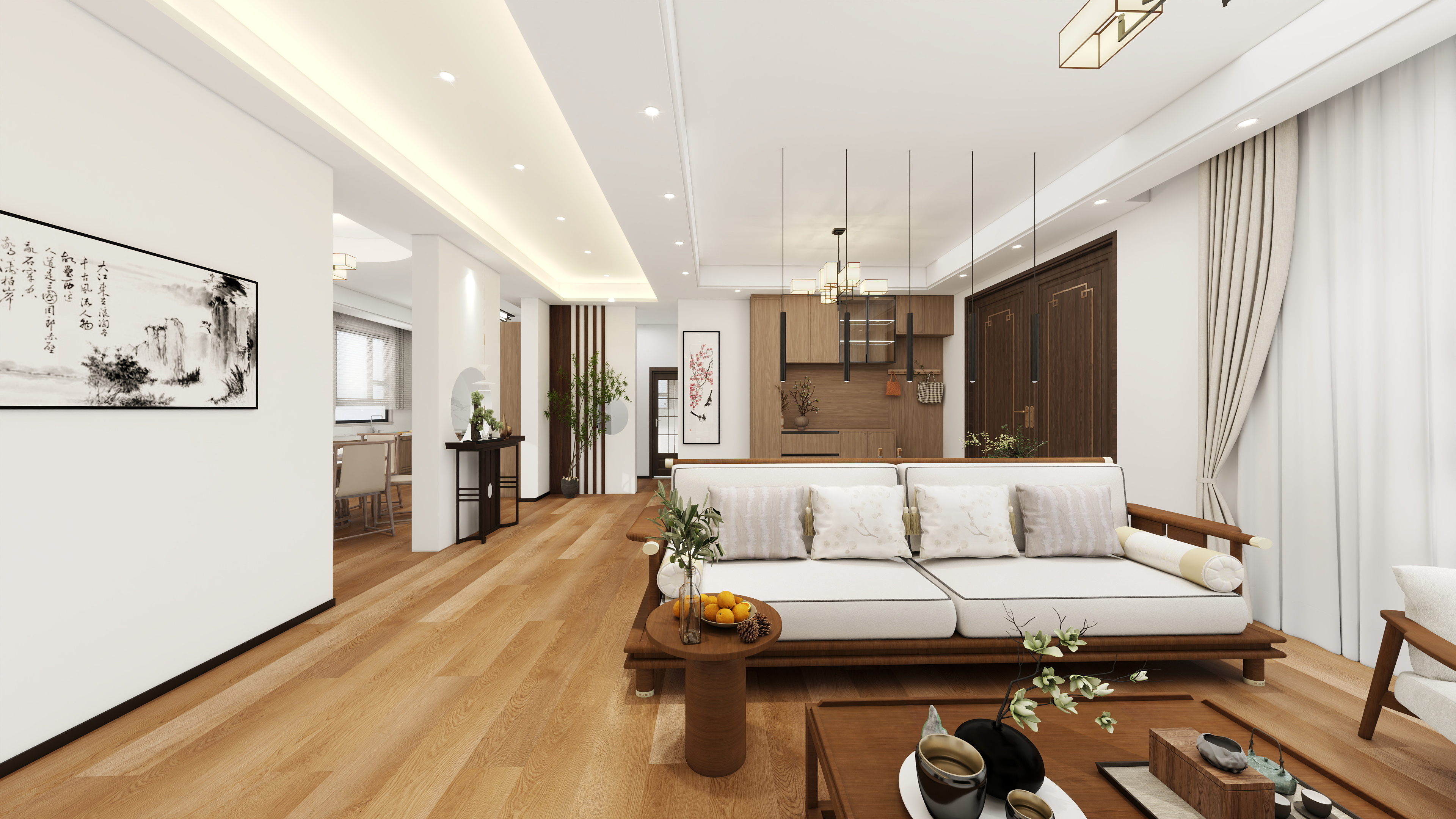 苏苏创新设计-自建房-简约轻中式风格-装修设计方案