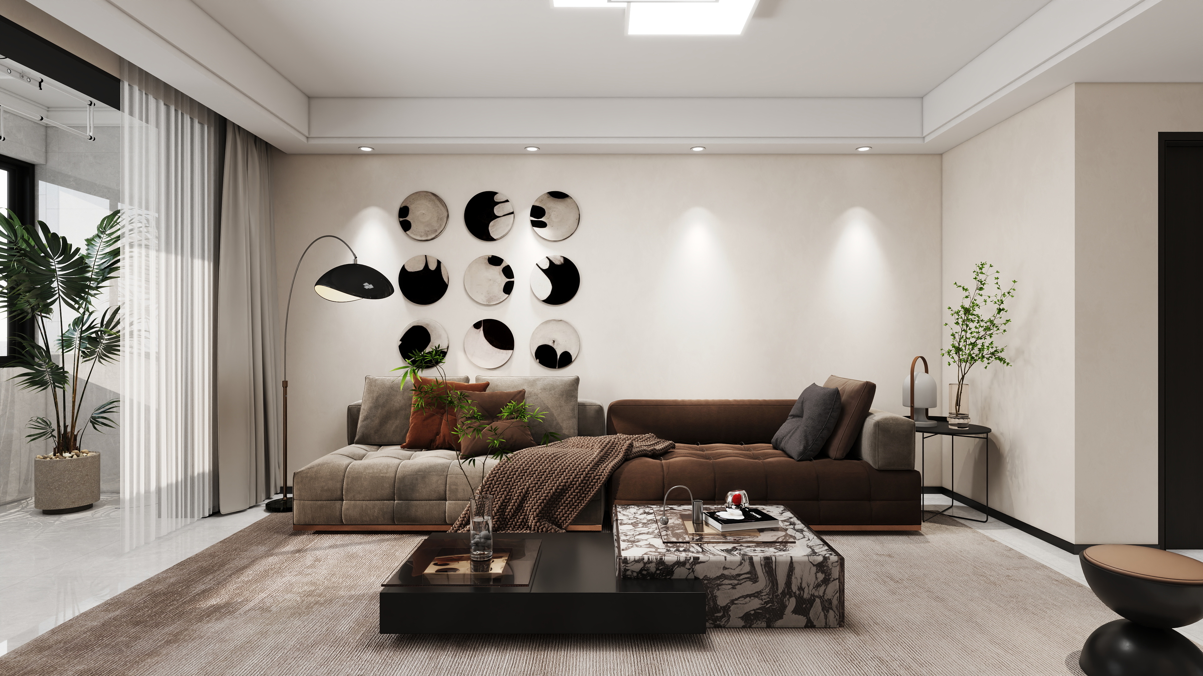 吴年-夏桥花园现代风三房-装修设计方案