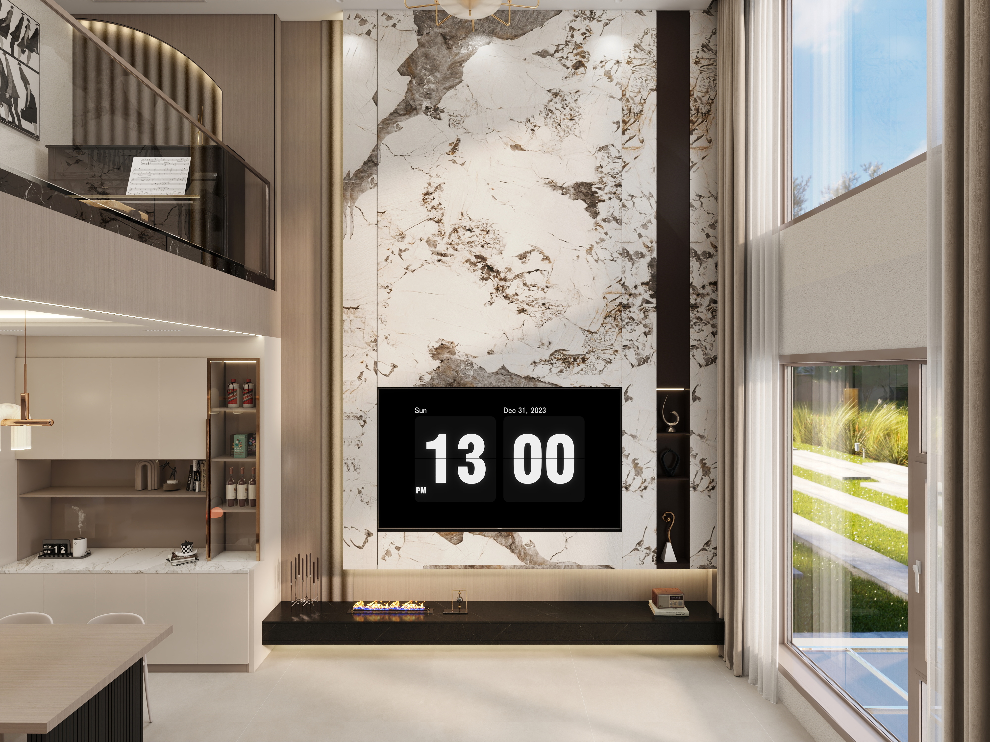 唯心设计-18751599873-轻奢风格-别墅设计案例-装修设计方案