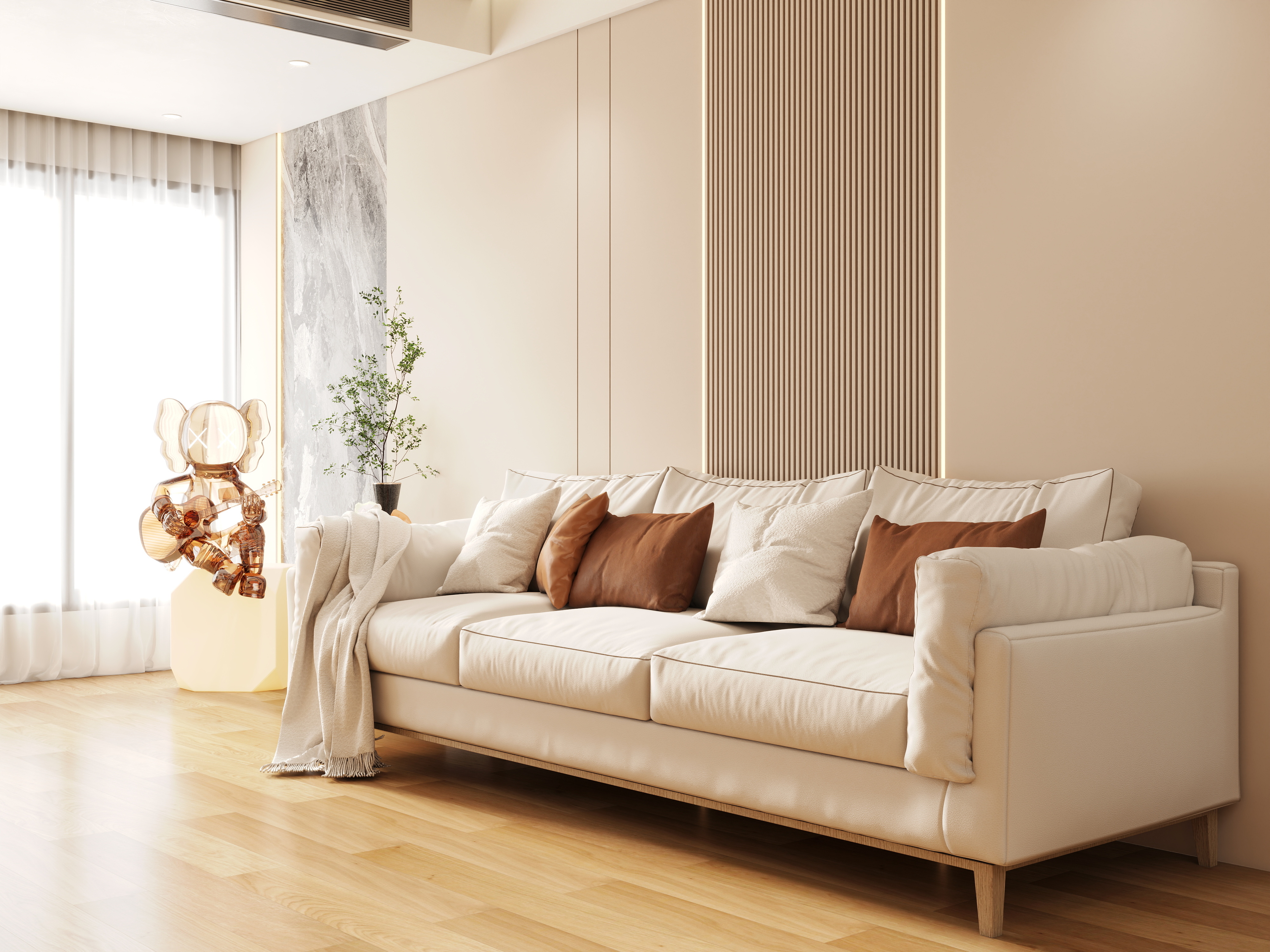 壹诺设计工作室-日式风装修效果图