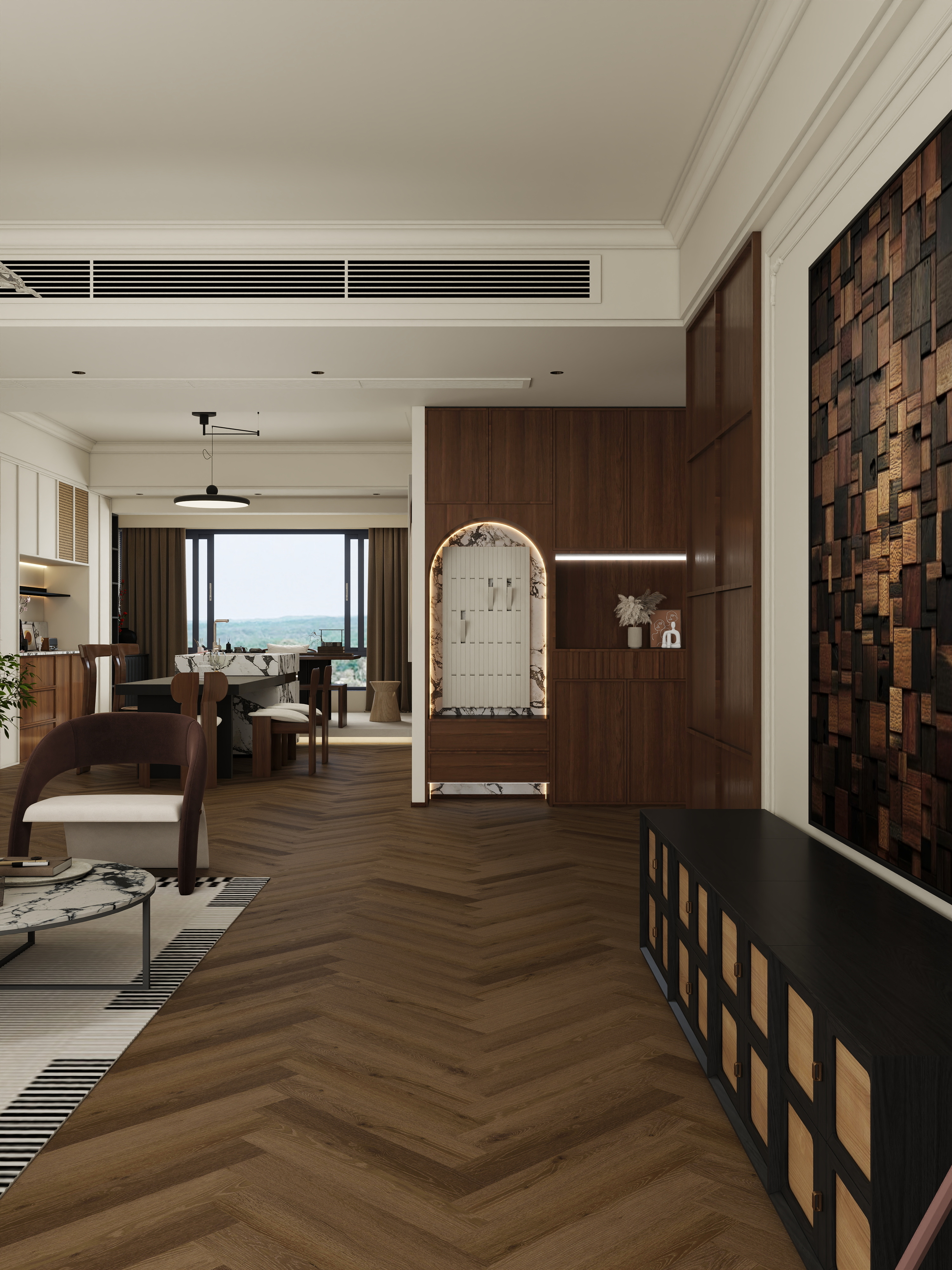 张煜强煜境设计-盛世名门279㎡6室装修效果图