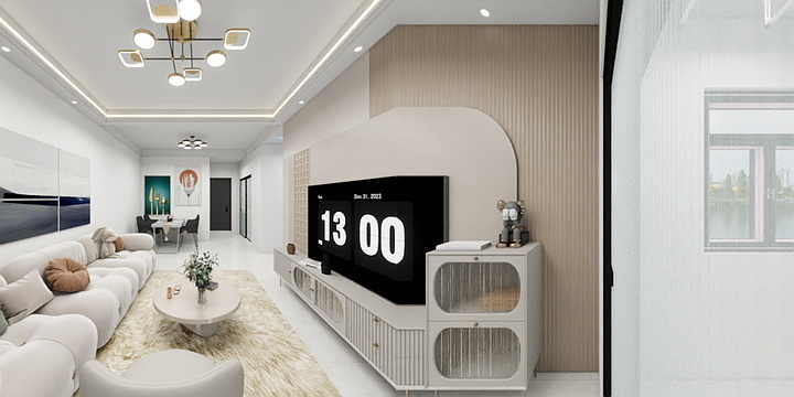 八维箜间-海德公园81㎡3室-装修设计方案