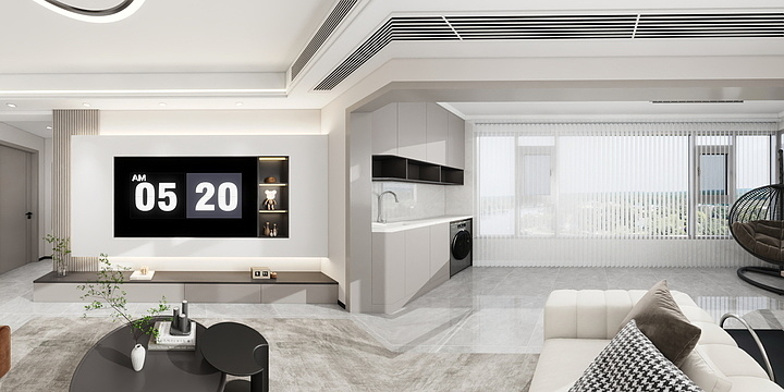 旭峰装饰-玥-泰和印象4-1103-装修设计方案