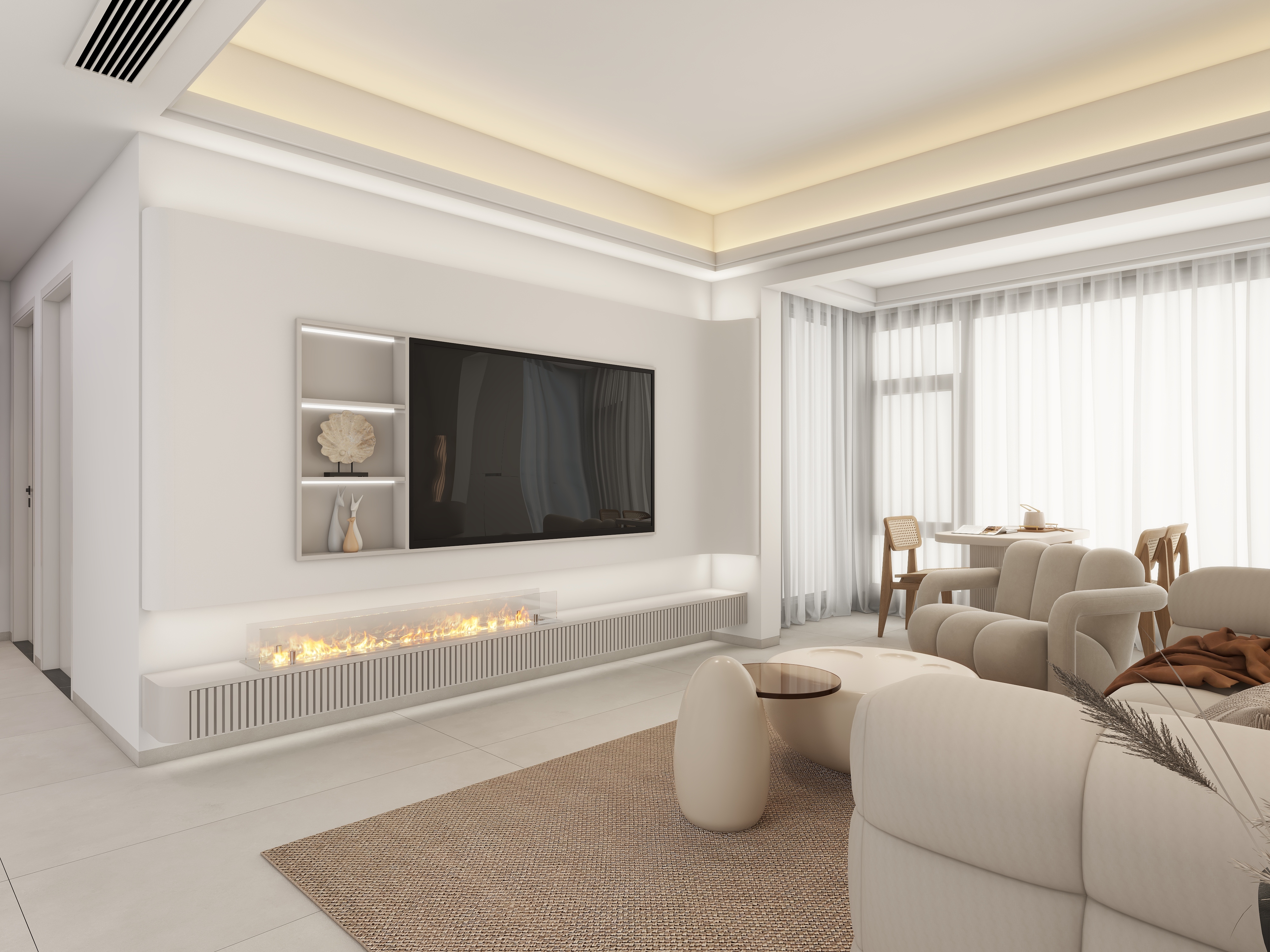 白驹灬-云睿台1-1406客餐厅-装修设计方案