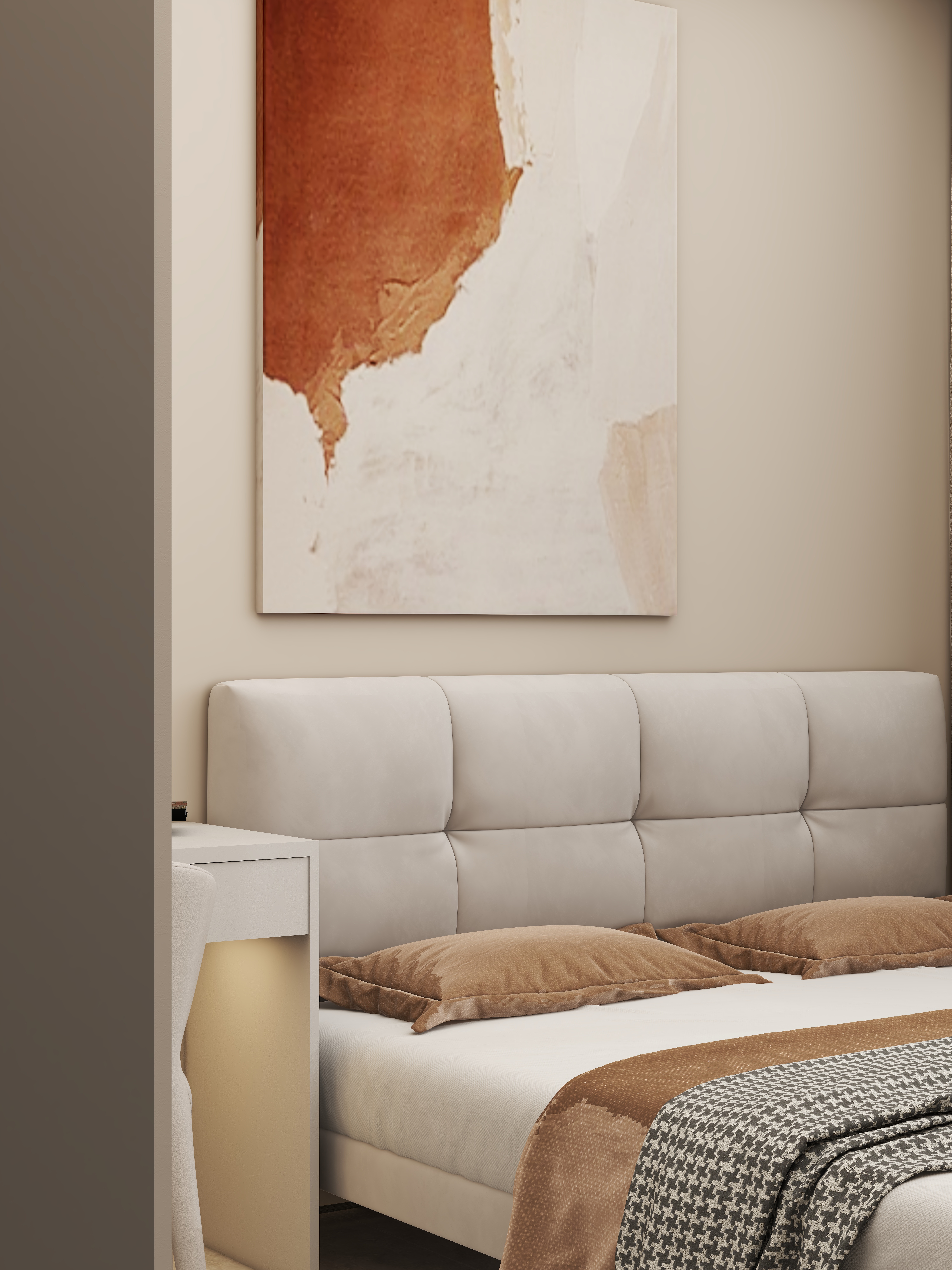 壹诺设计工作室-115㎡3室-现代简约装修效果图