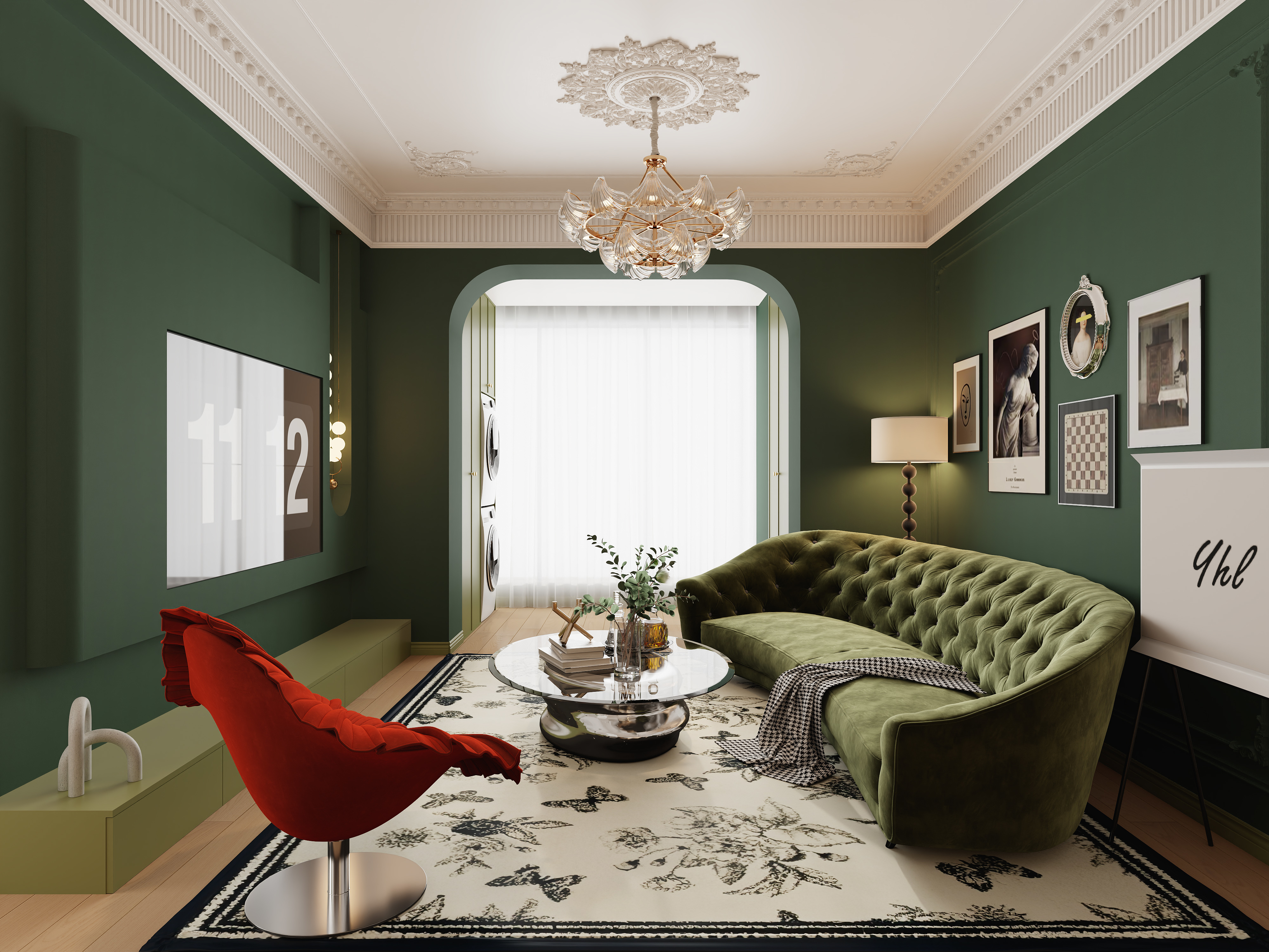 不ai画图-96㎡3室装修效果图