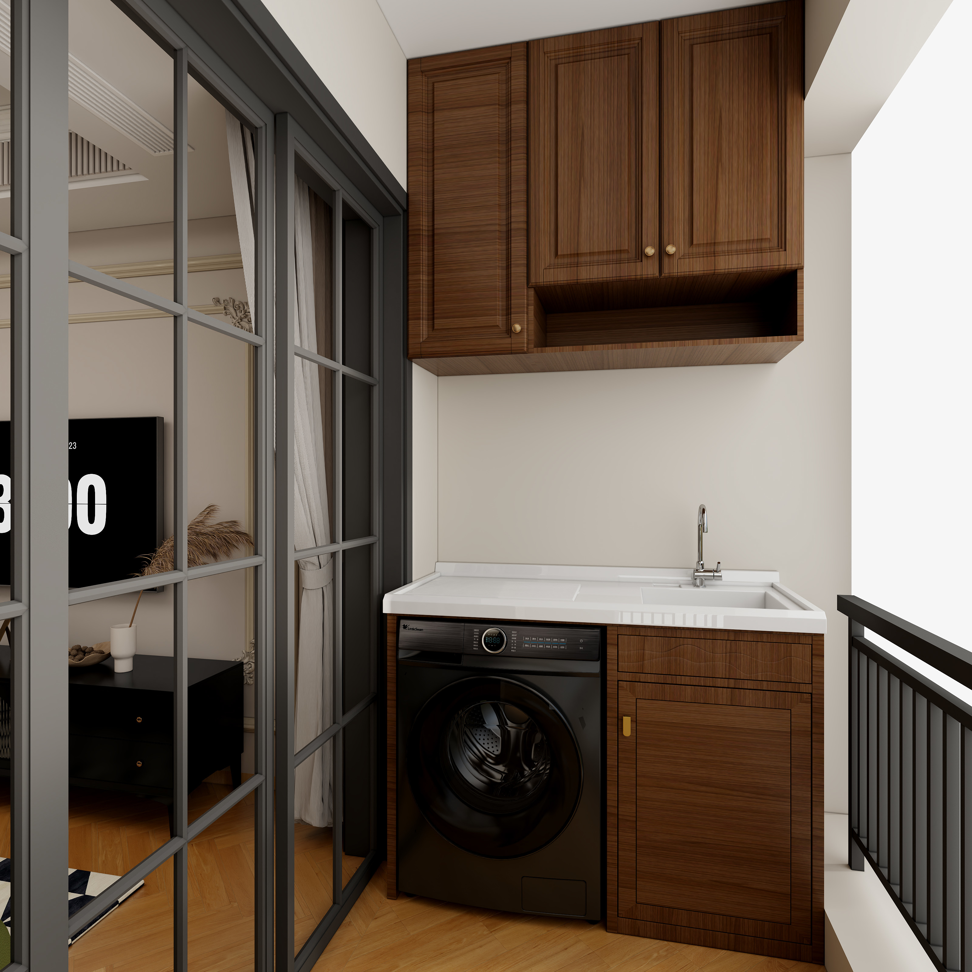 平台设计师-十一-95㎡2室装修效果图