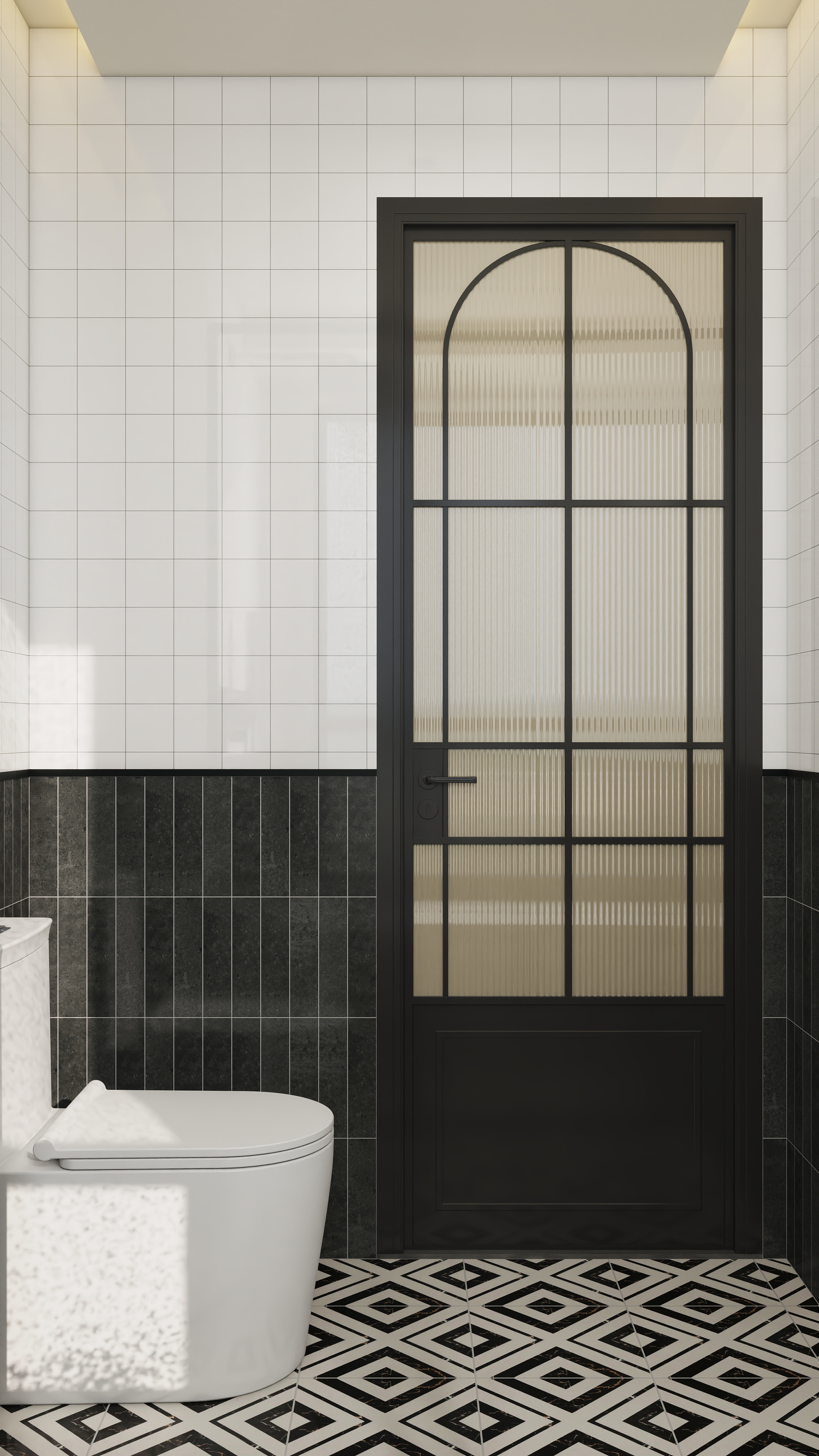 张煜强煜境设计-盛世名门中古奶油279㎡6室装修效果图