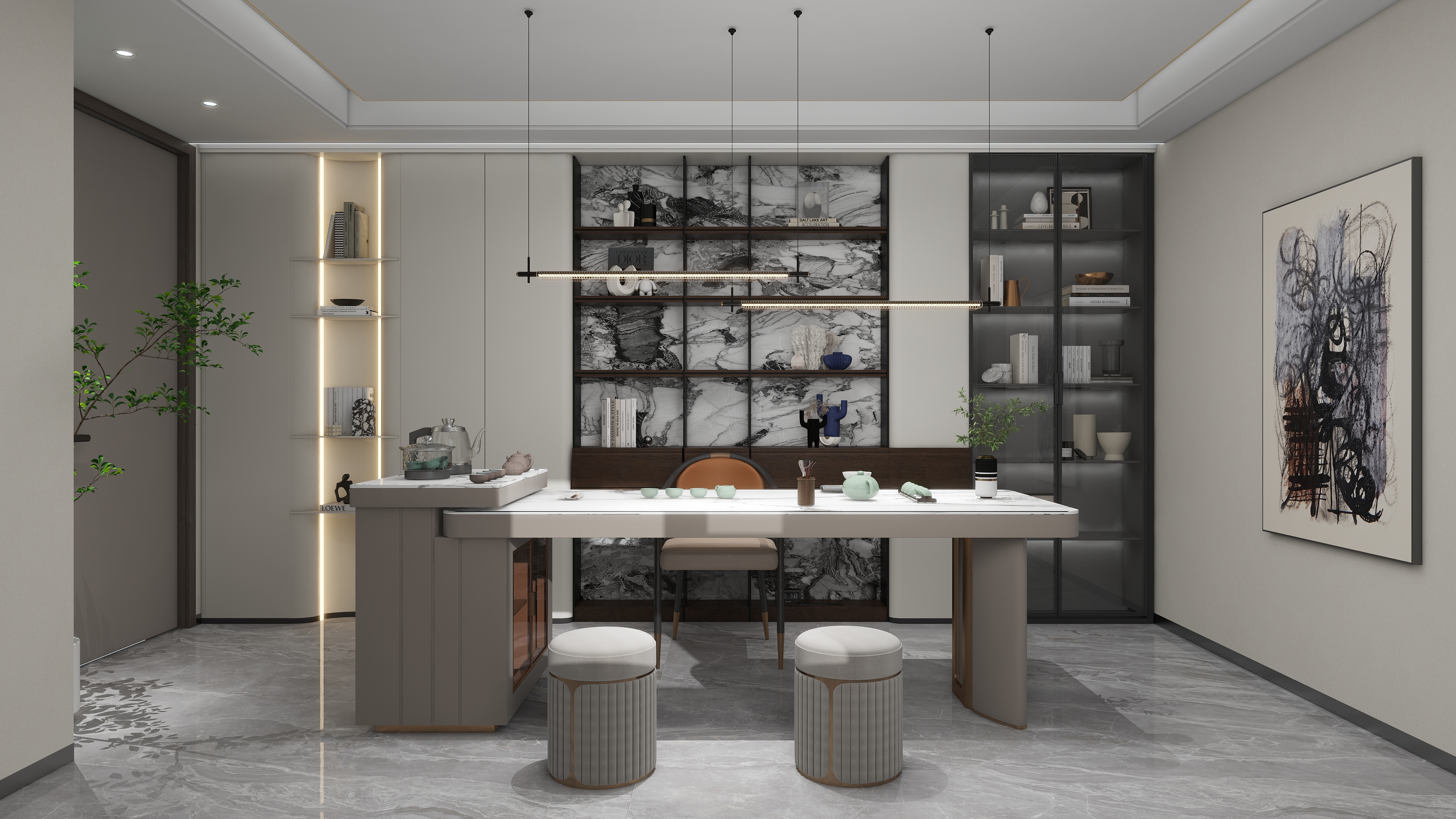 河南雅宝家俱-餐厅-装修设计方案