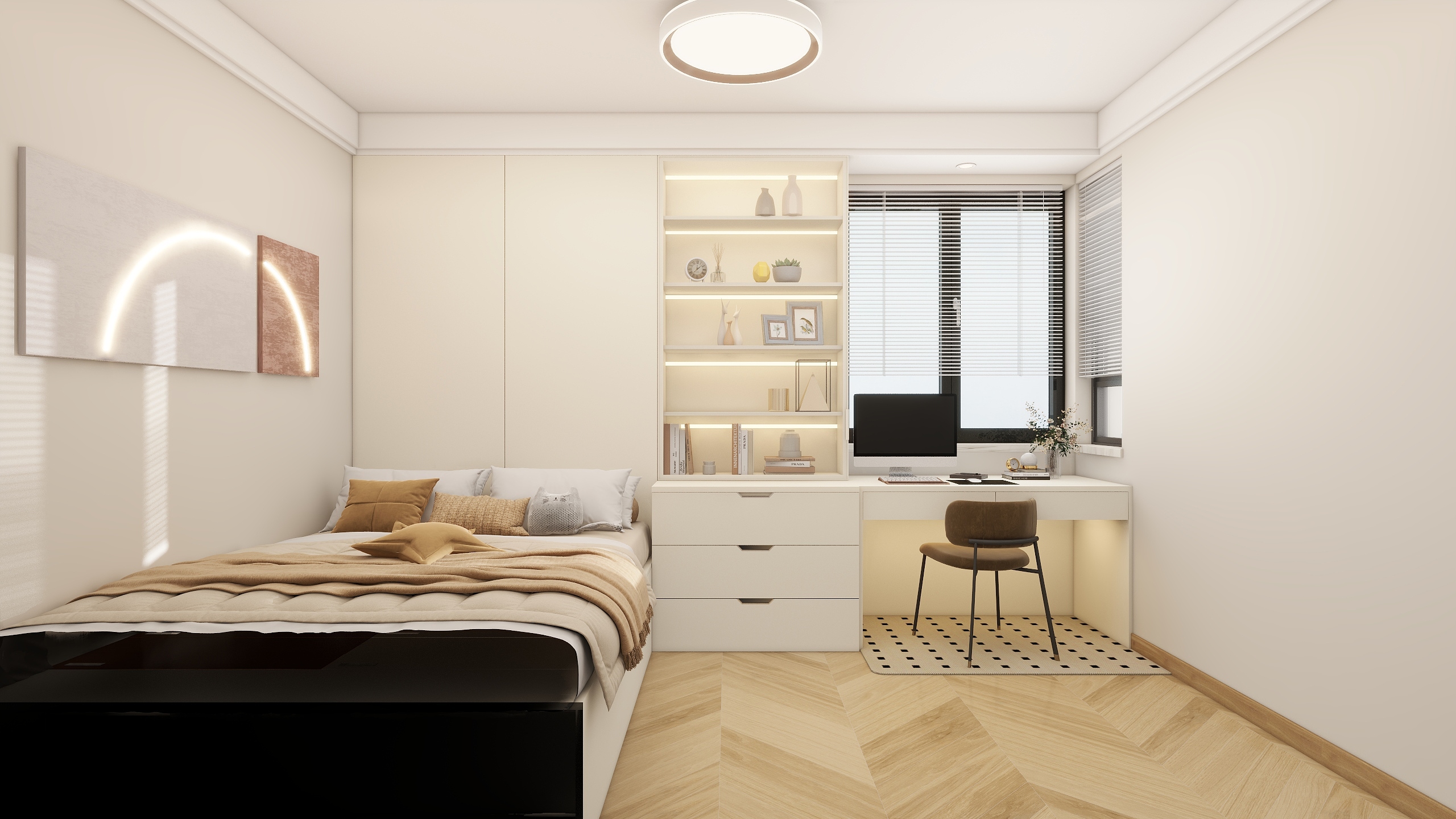 方舟启动-奶油风-装修设计方案