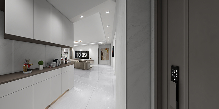 致鹏装饰设计工程-汇景新城120㎡4室-装修设计方案