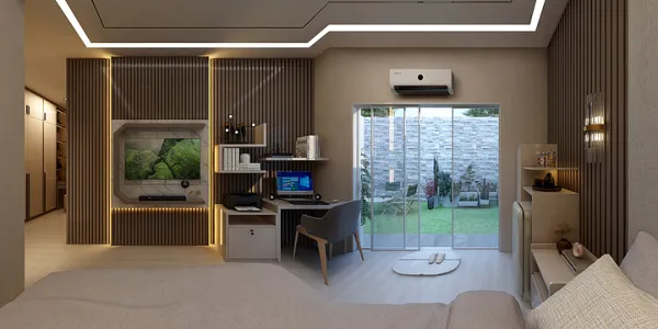 This Design Modern minimalis request form client dekorandi mr. chandra at Bekasi city