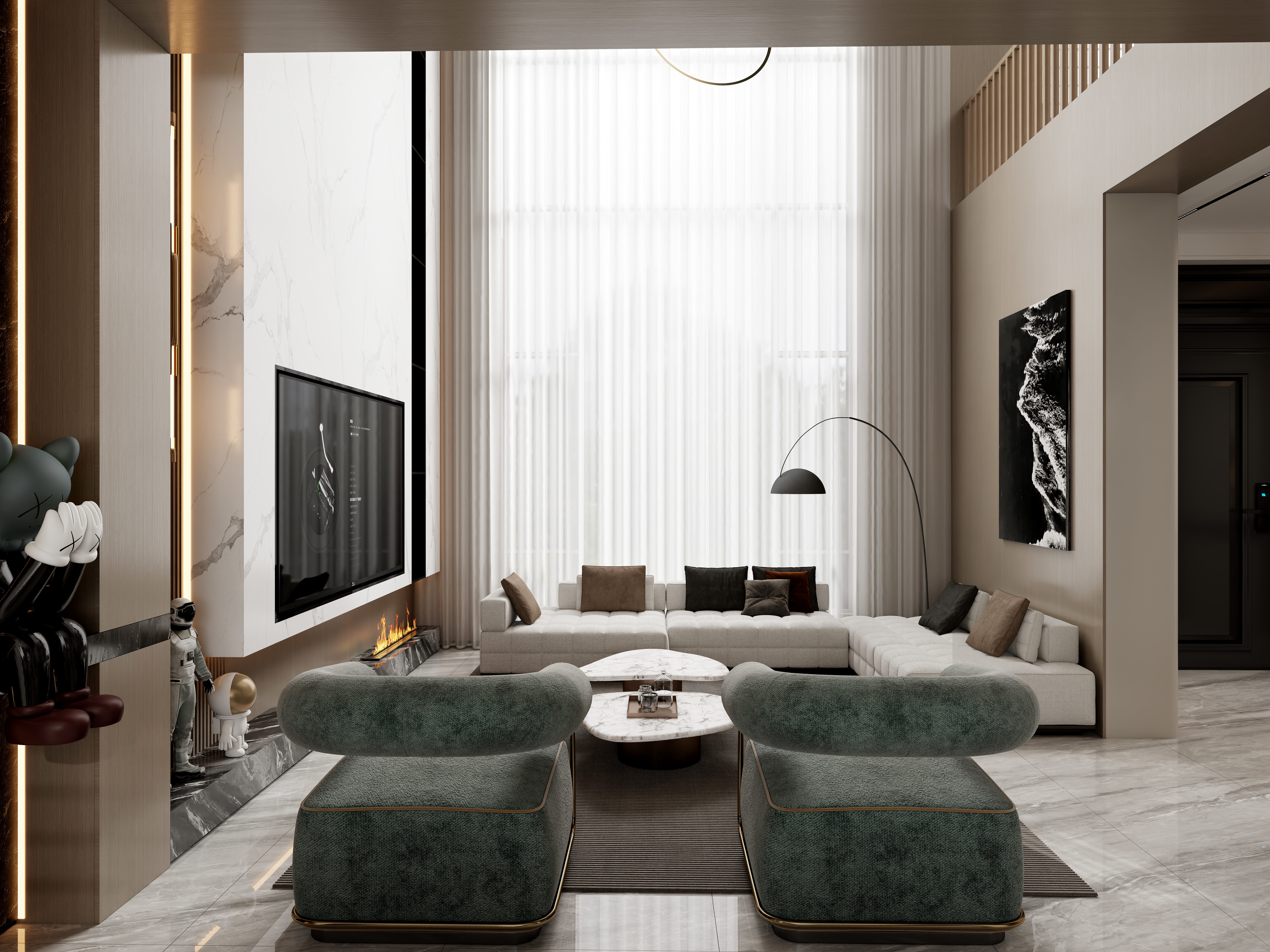 张张涨钱啦-小区房152㎡-装修设计方案