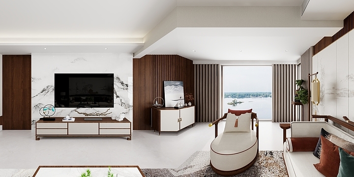 新蔡红星亚丹1_-玖悦府8号楼1单元602-装修设计方案