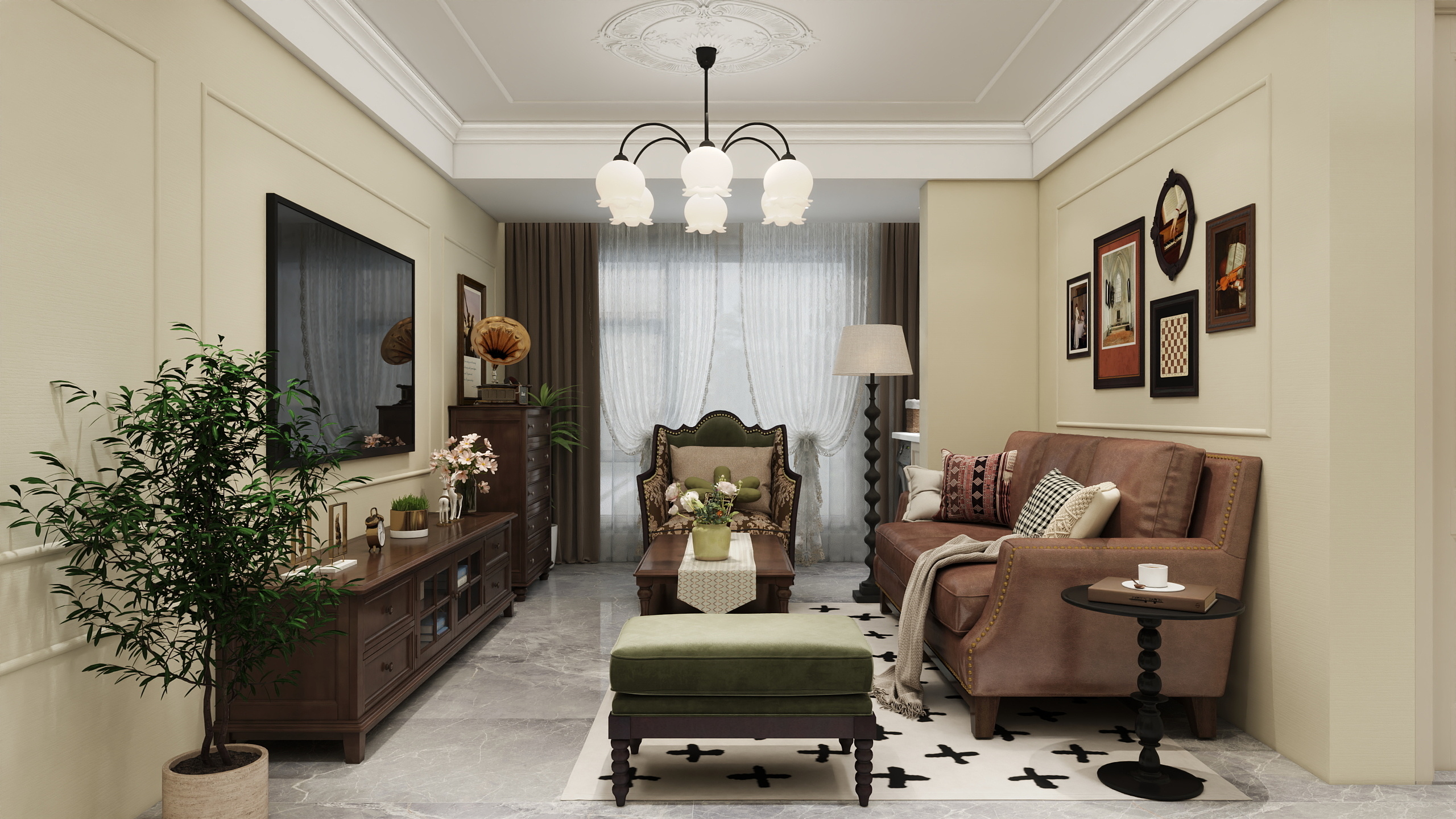 我是依依呀呀-86㎡2室时代上院3甲-装修设计方案