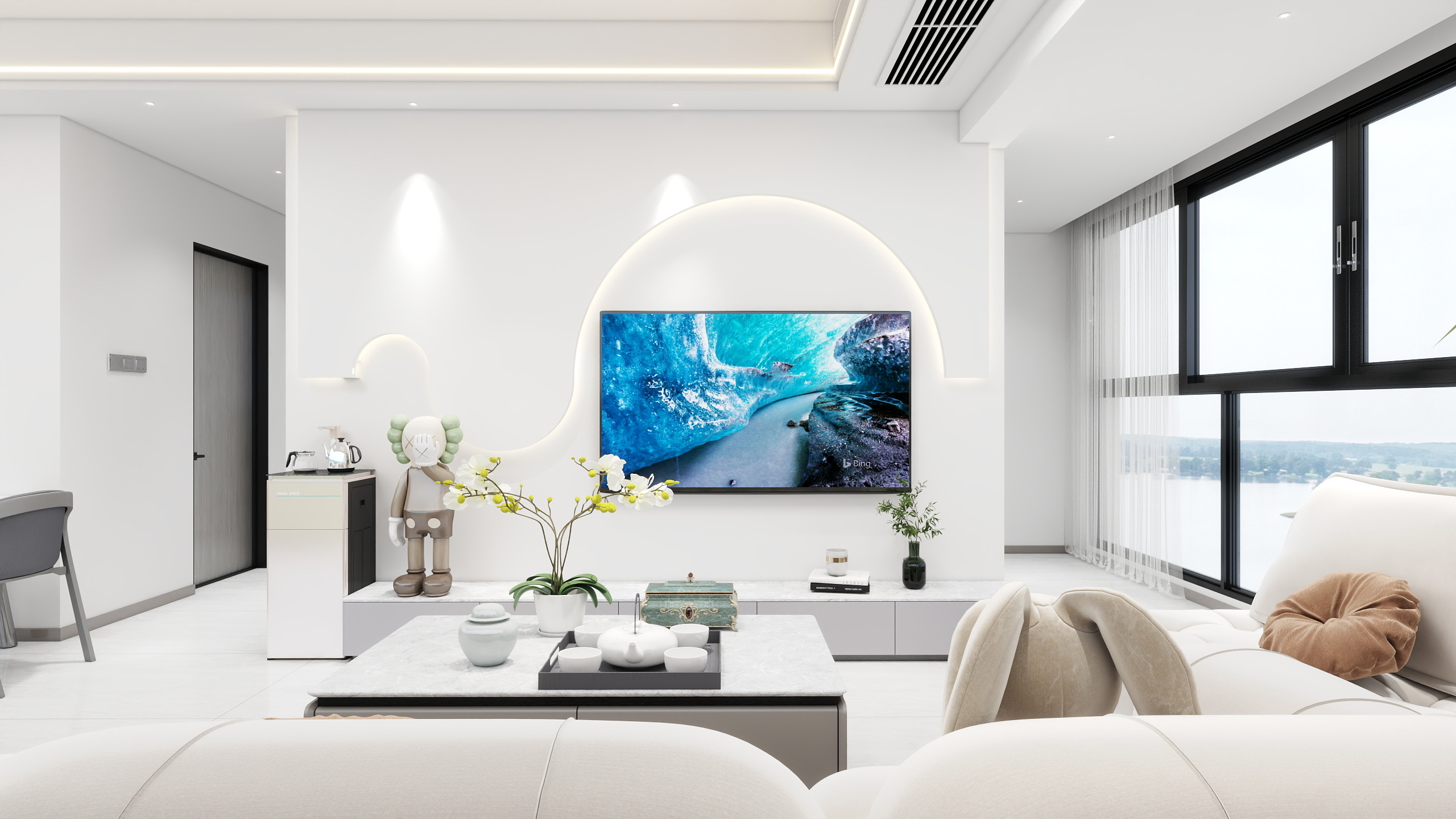 宝莱装饰74502778-朱府融创九棠府94㎡3室-装修设计方案