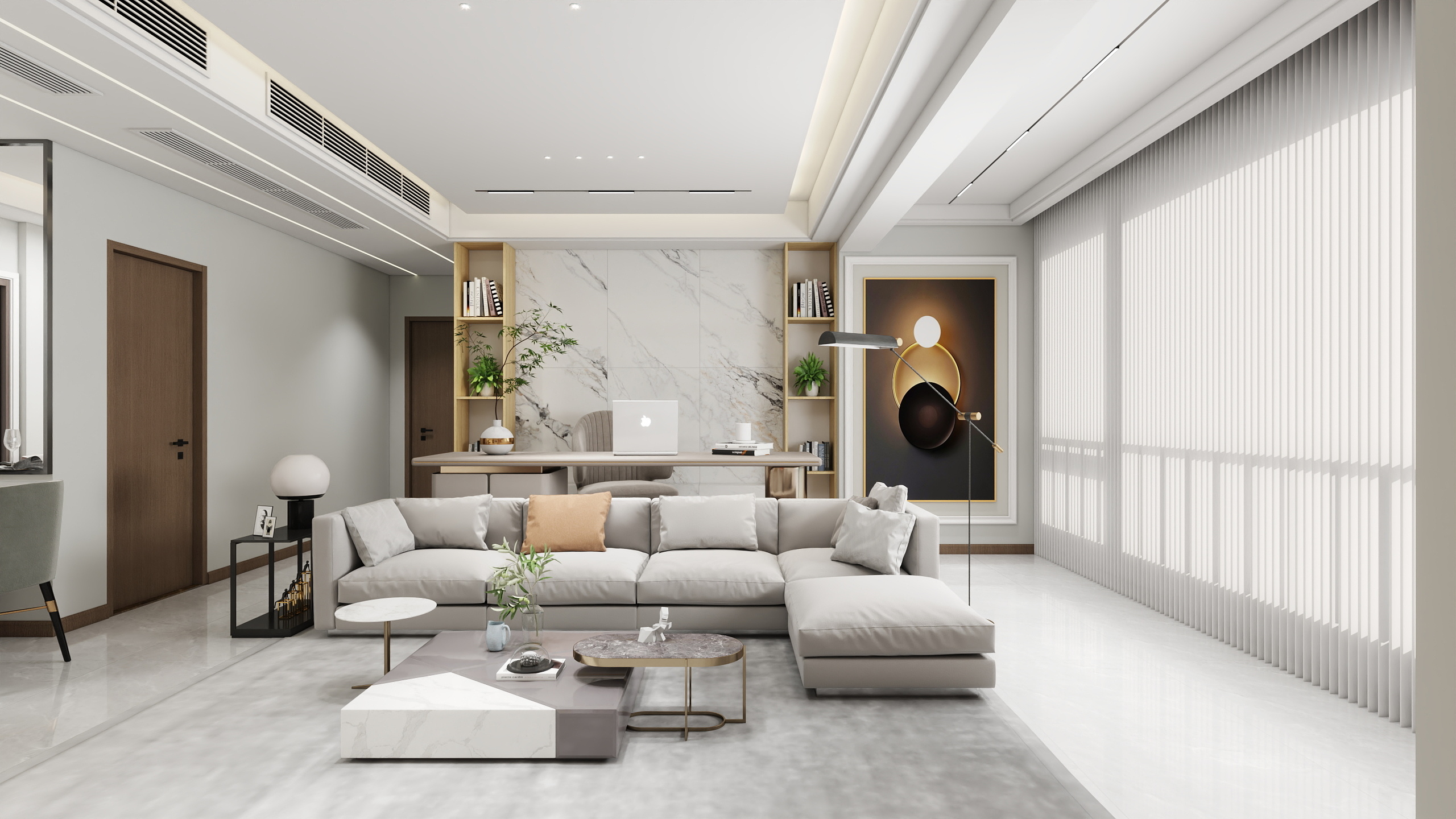 宝莱装饰74502778-碧桂园星宸现代简约93㎡3室-装修设计方案