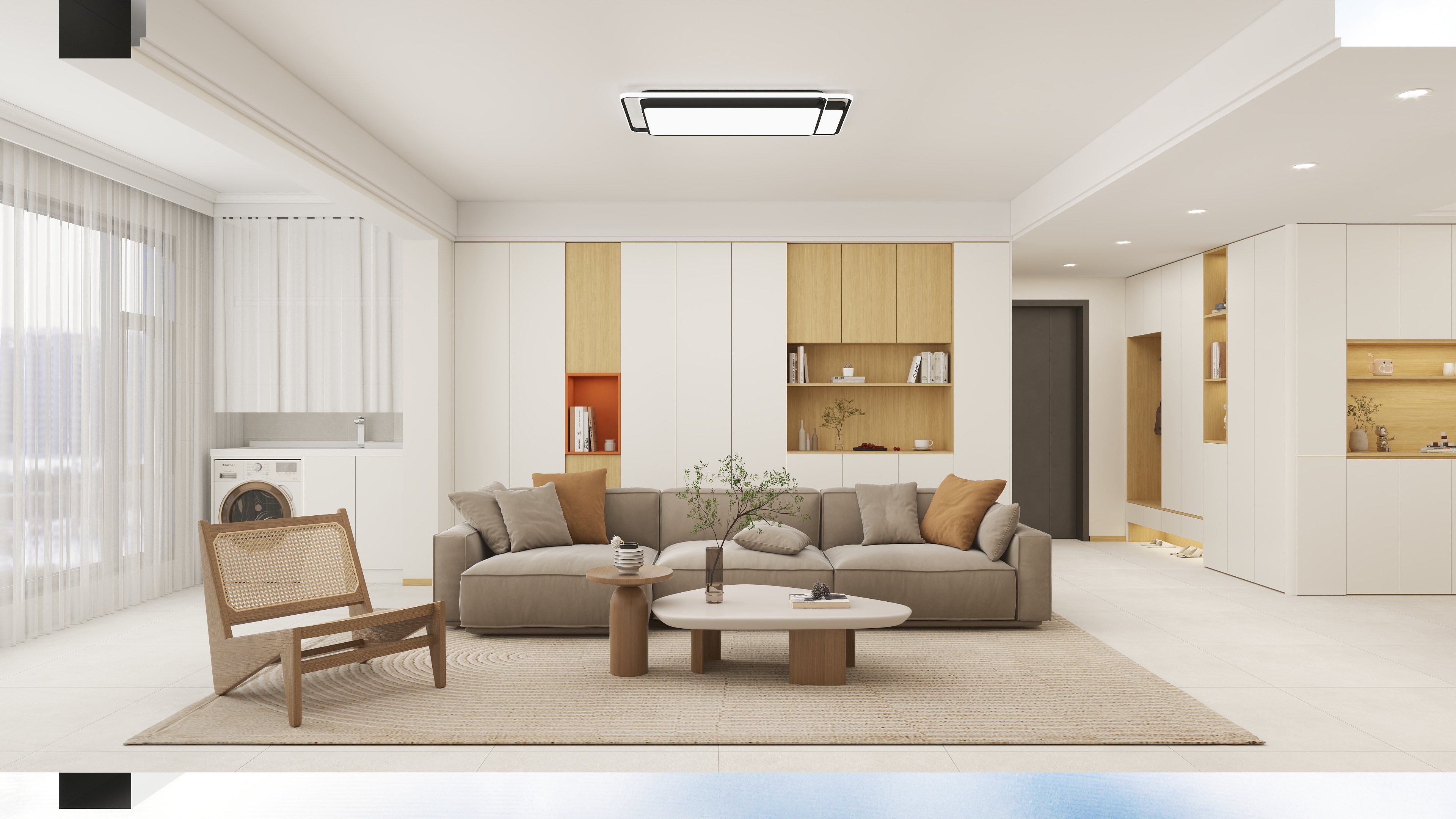 孔令真NTWG-120平现代原木风-装修设计方案