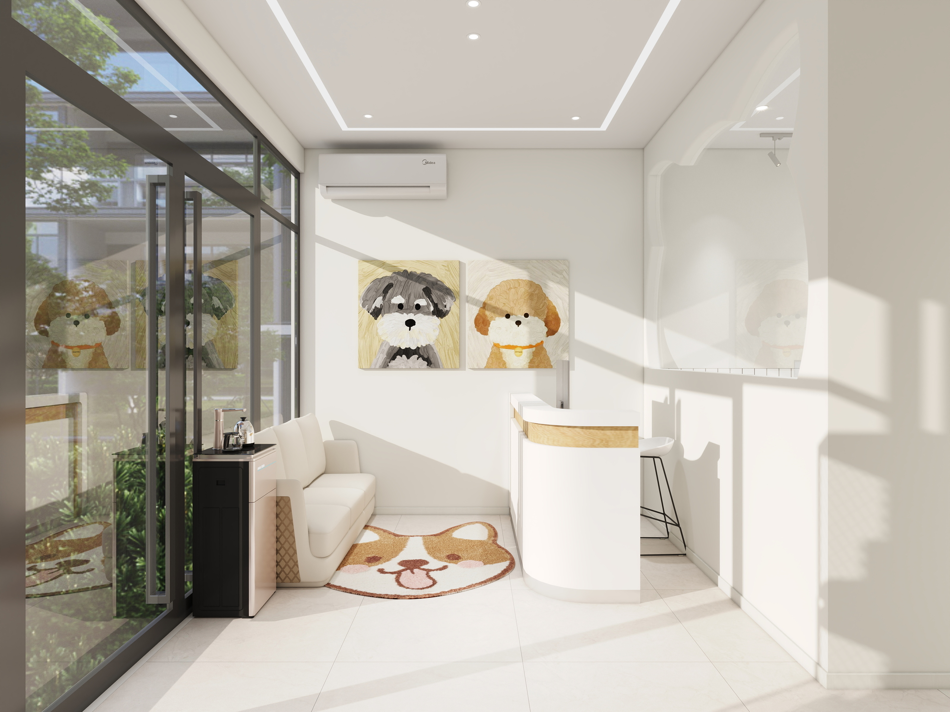 太阳当空照赵-宠物店装修效果图